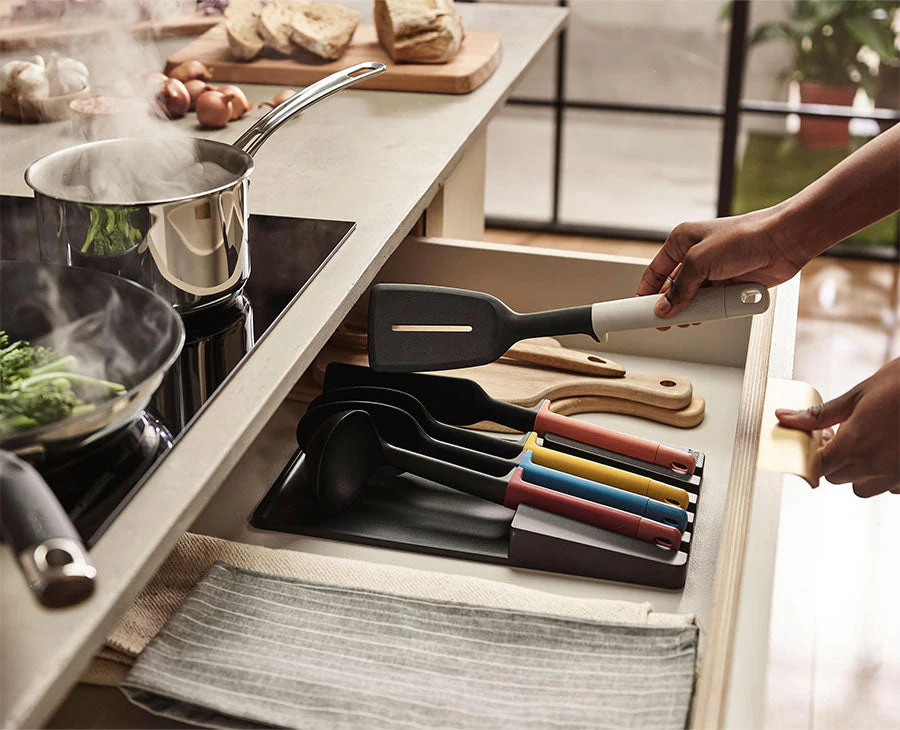 10-piece Multicolour In-drawer Knife & Utensil Set - Image 2
