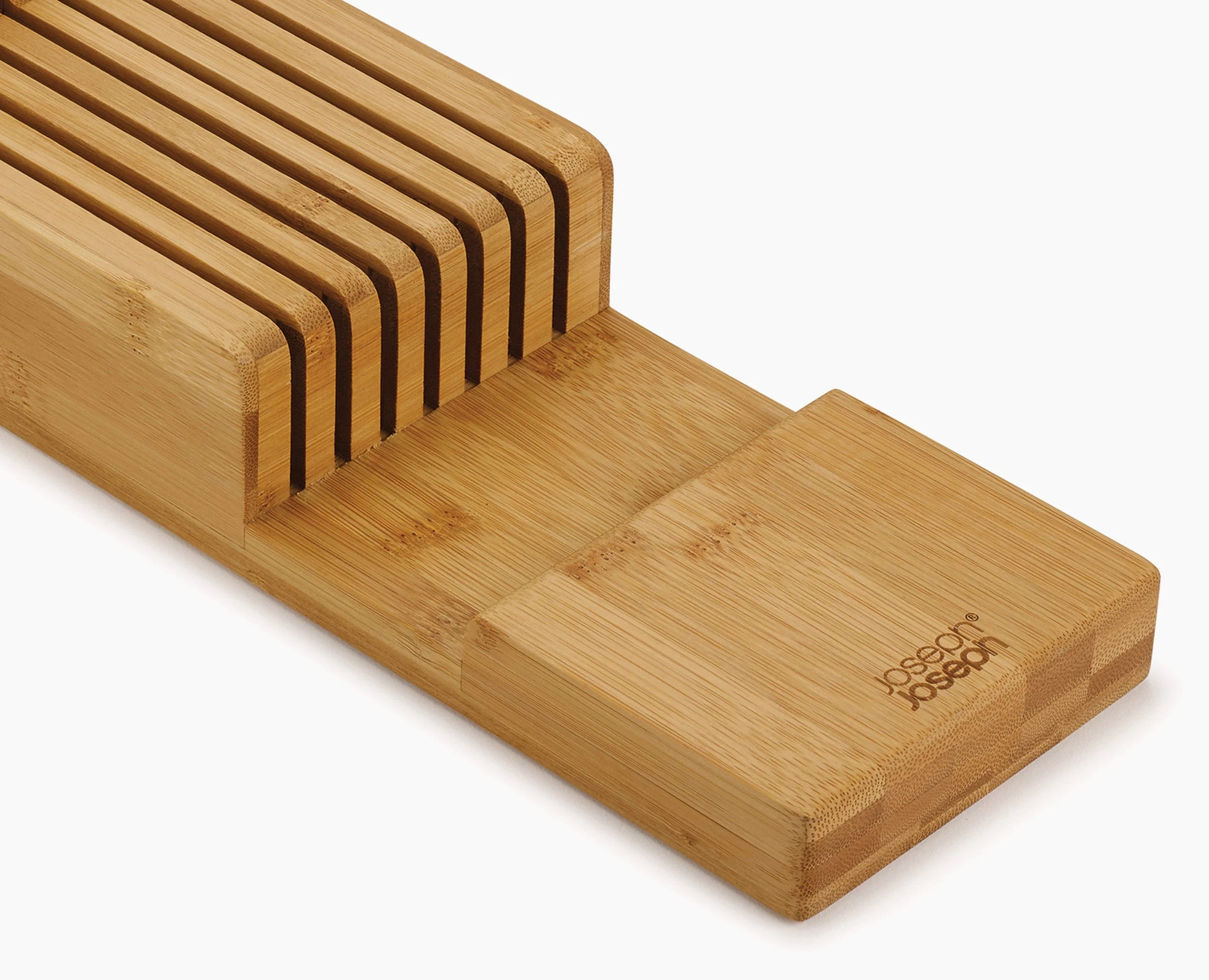 2-piece DrawerStore™ Bamboo Cutlery & Knife Organiser Set - Image 6
