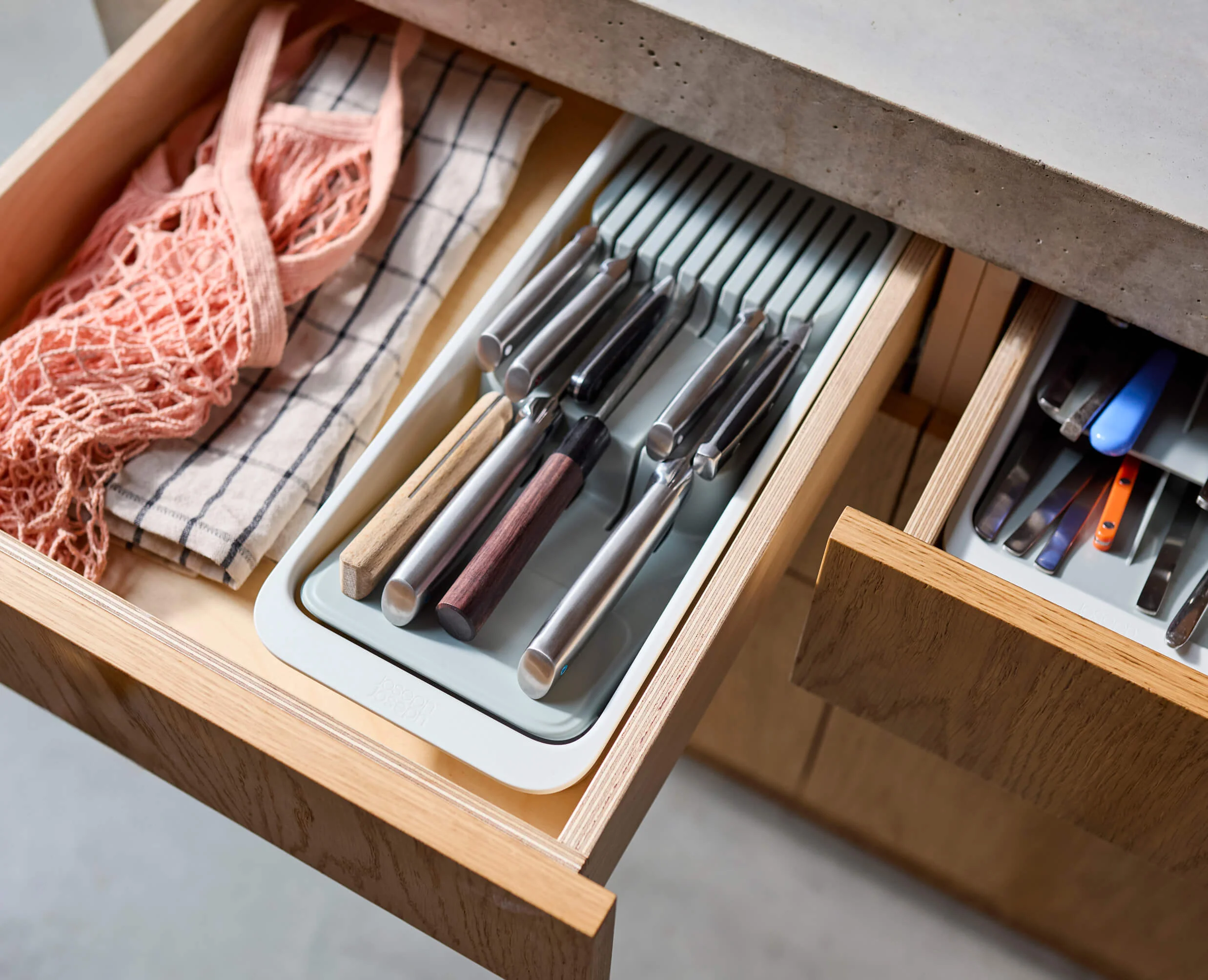 2-piece DrawerStore™ Cutlery & Knife Organiser Set - Image 2