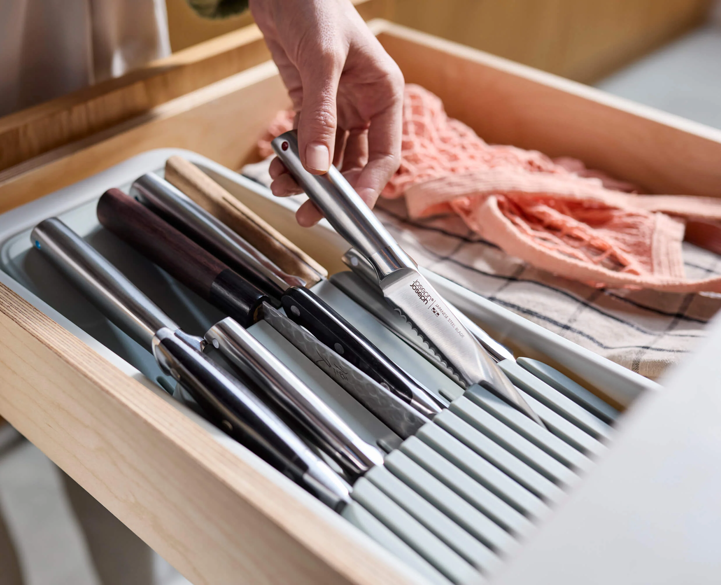 2-piece DrawerStore™ Cutlery & Knife Organiser Set - Image 5