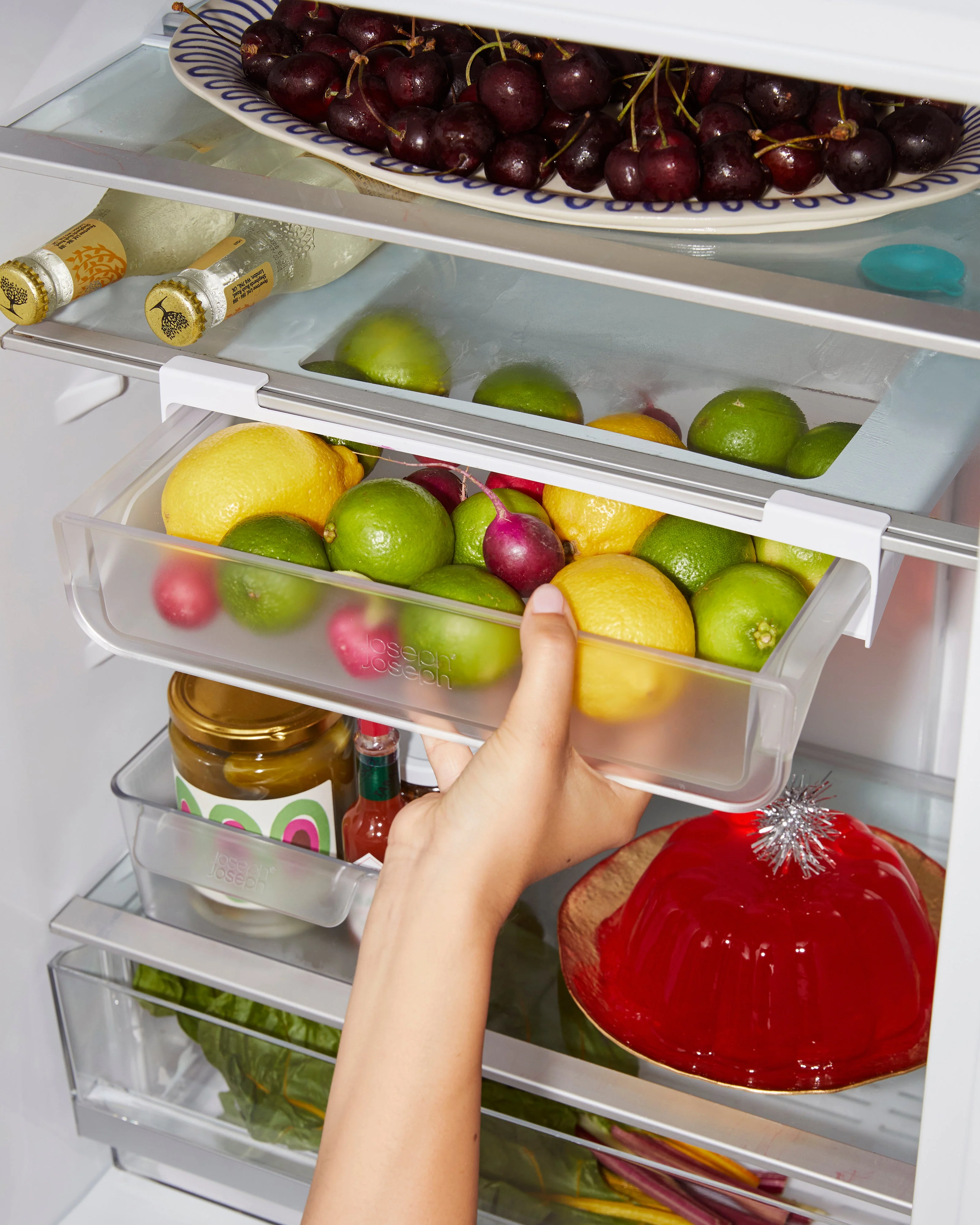 2-piece FridgeStore™ Clear Under-shelf Drawer & Storage Bin Set - Image 2