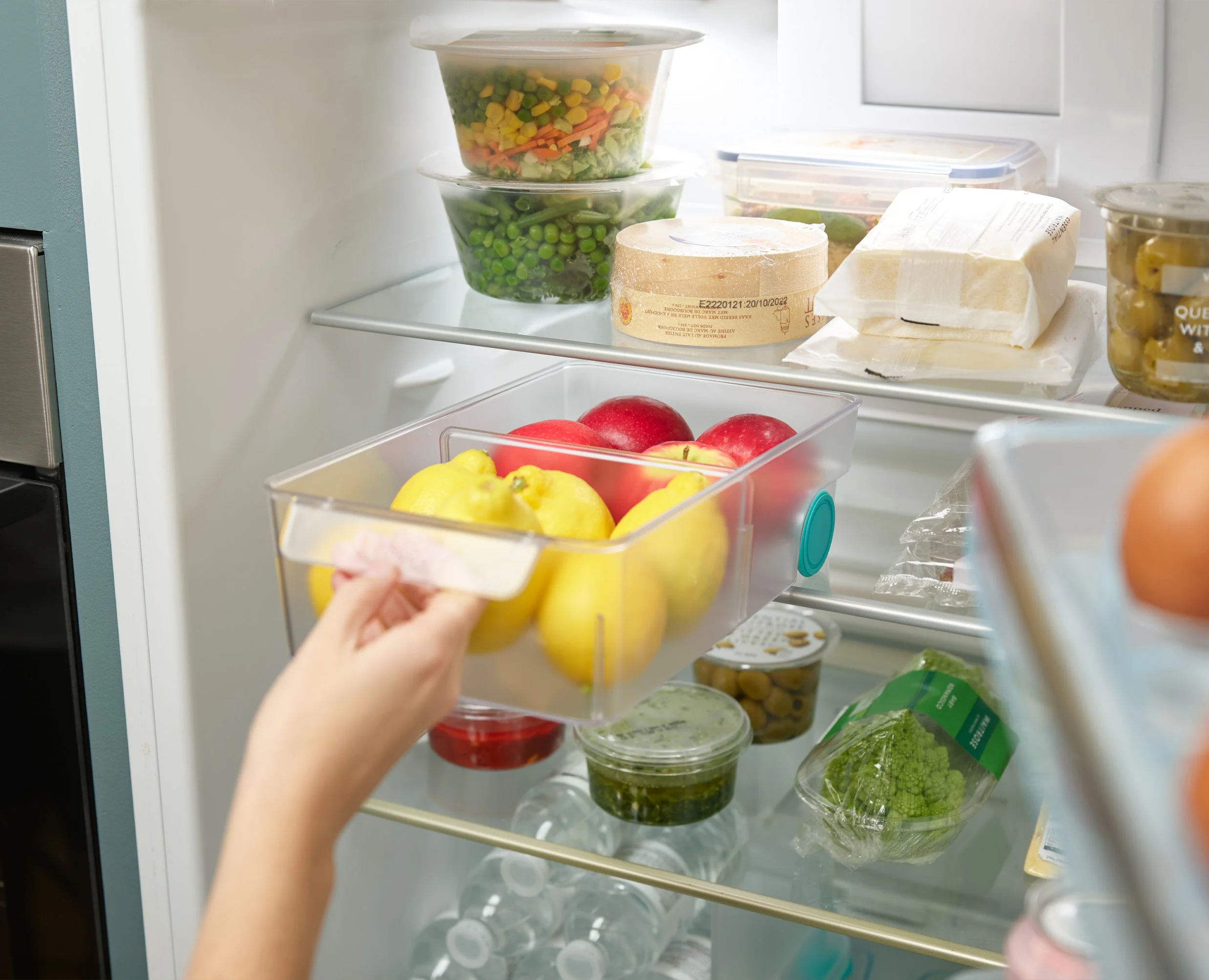 2-piece FridgeStore™ Clear Under-shelf Drawer & Storage Bin Set - Image 4