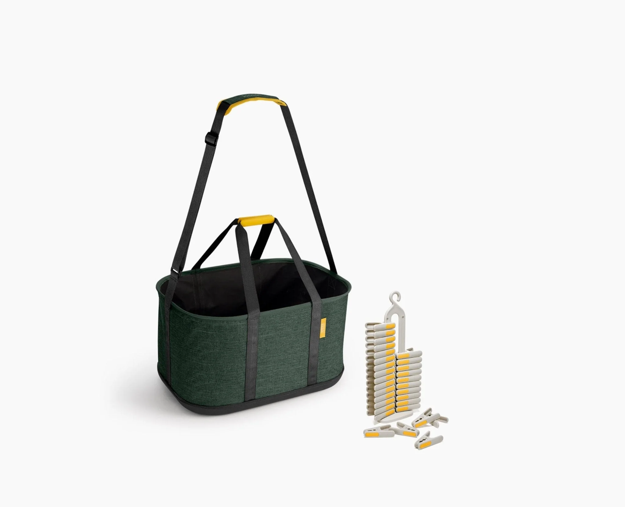 2-piece Hold-All 45L Outdoor Laundry Basket & Peg Set - Image 3