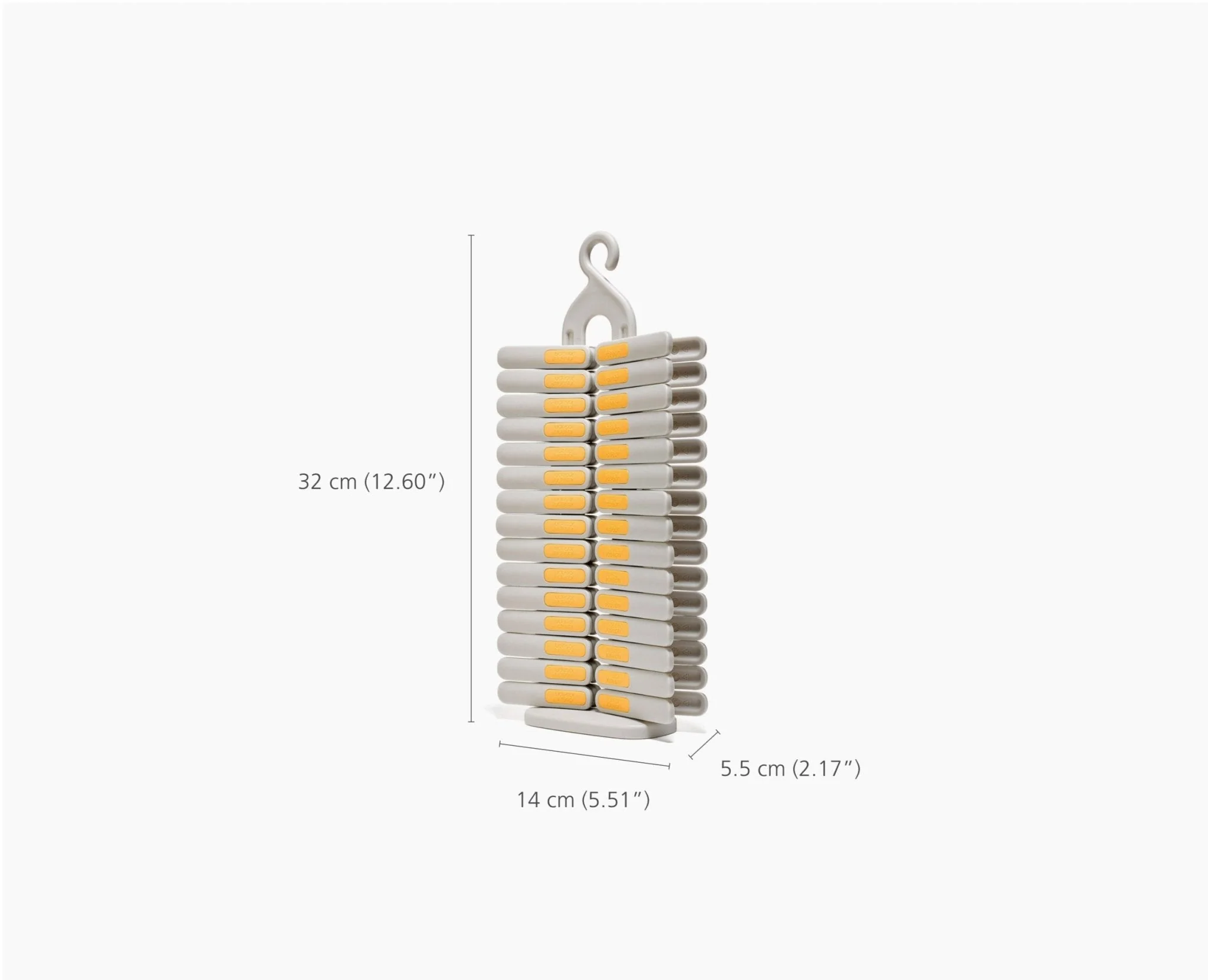 2-piece Hold-All 45L Outdoor Laundry Basket & Peg Set - Image 9