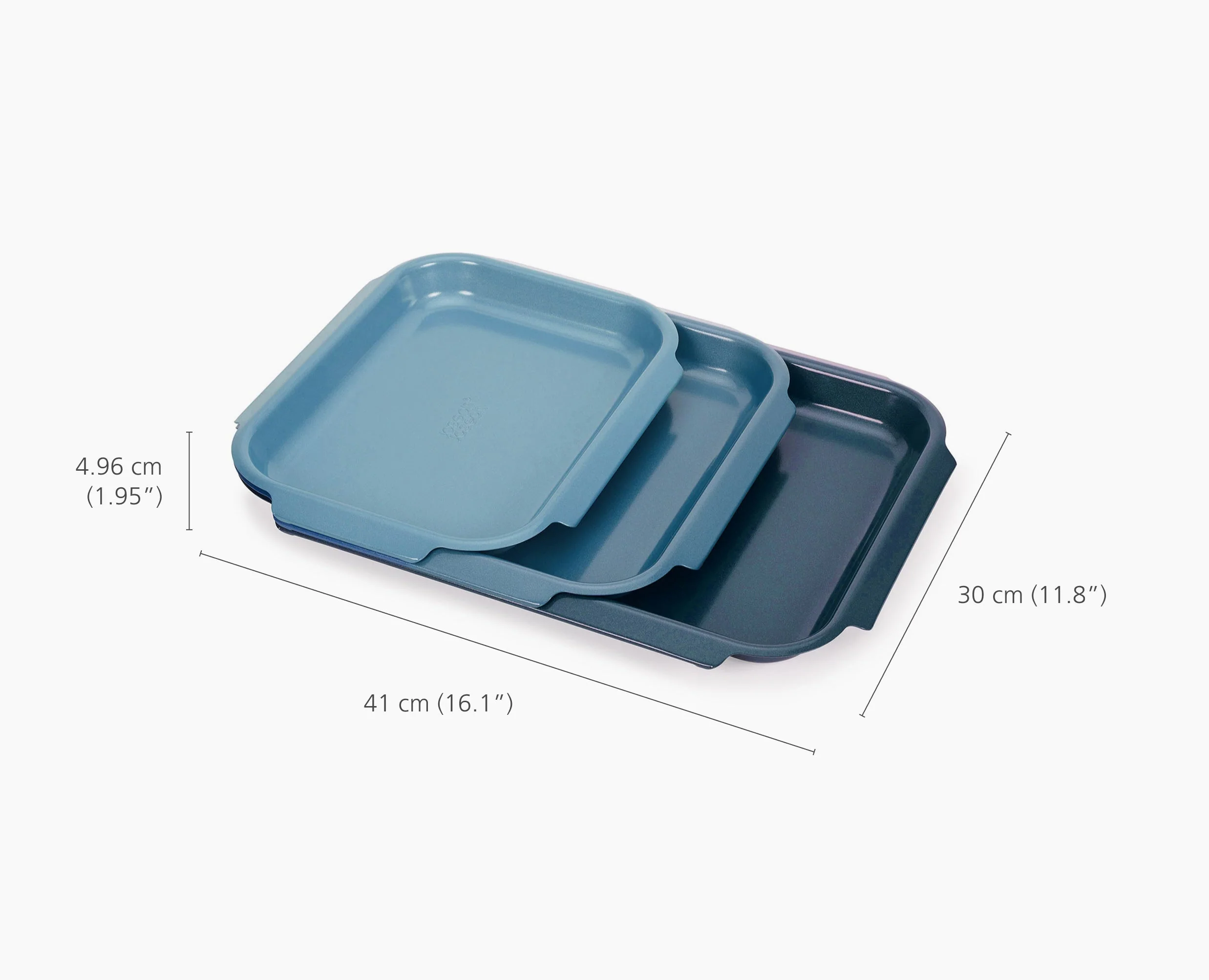 6-piece Nest Non-stick Baking Tray Set - Image 6