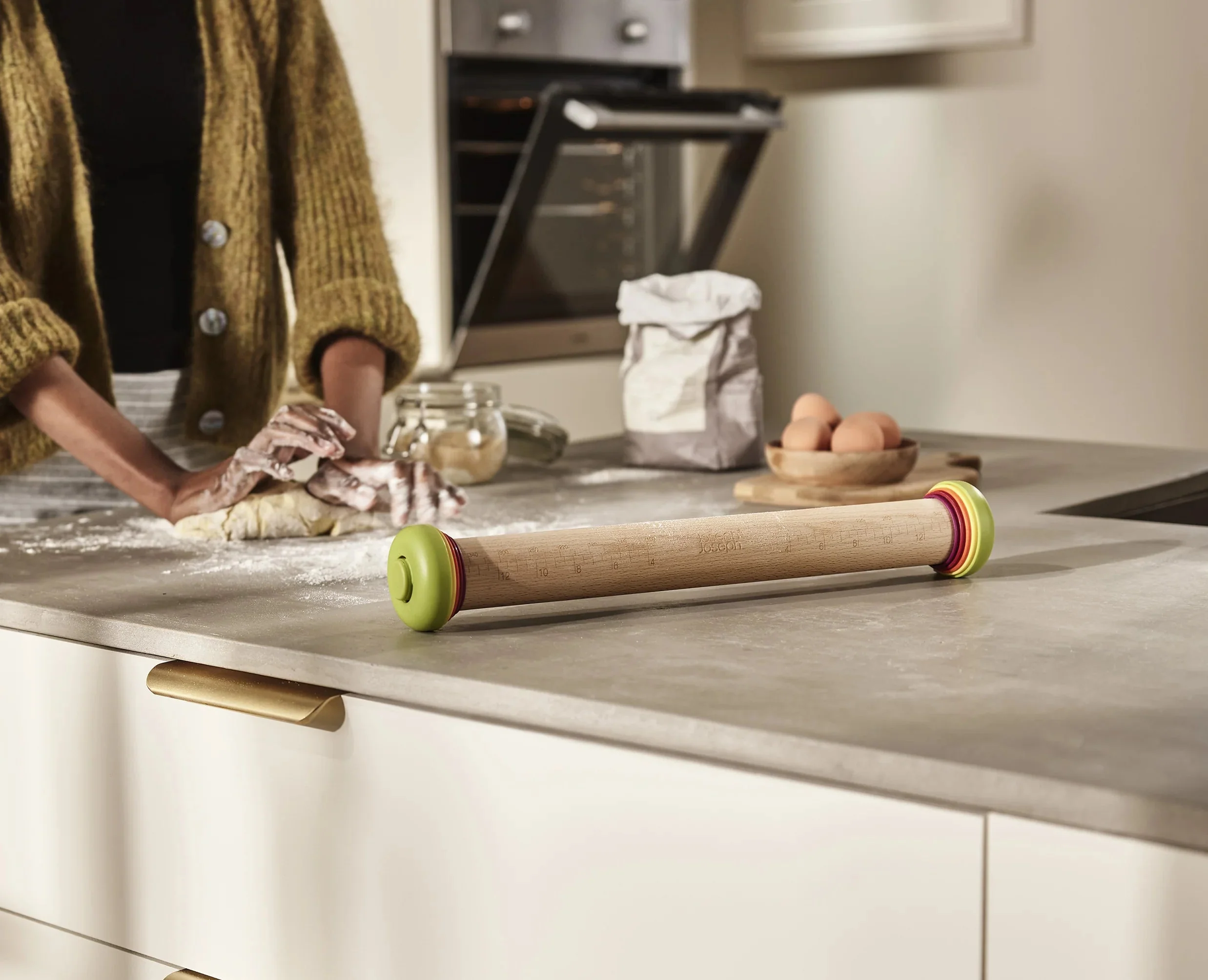 PrecisionPin™ Adjustable Multicolour Rolling Pin - Image 3