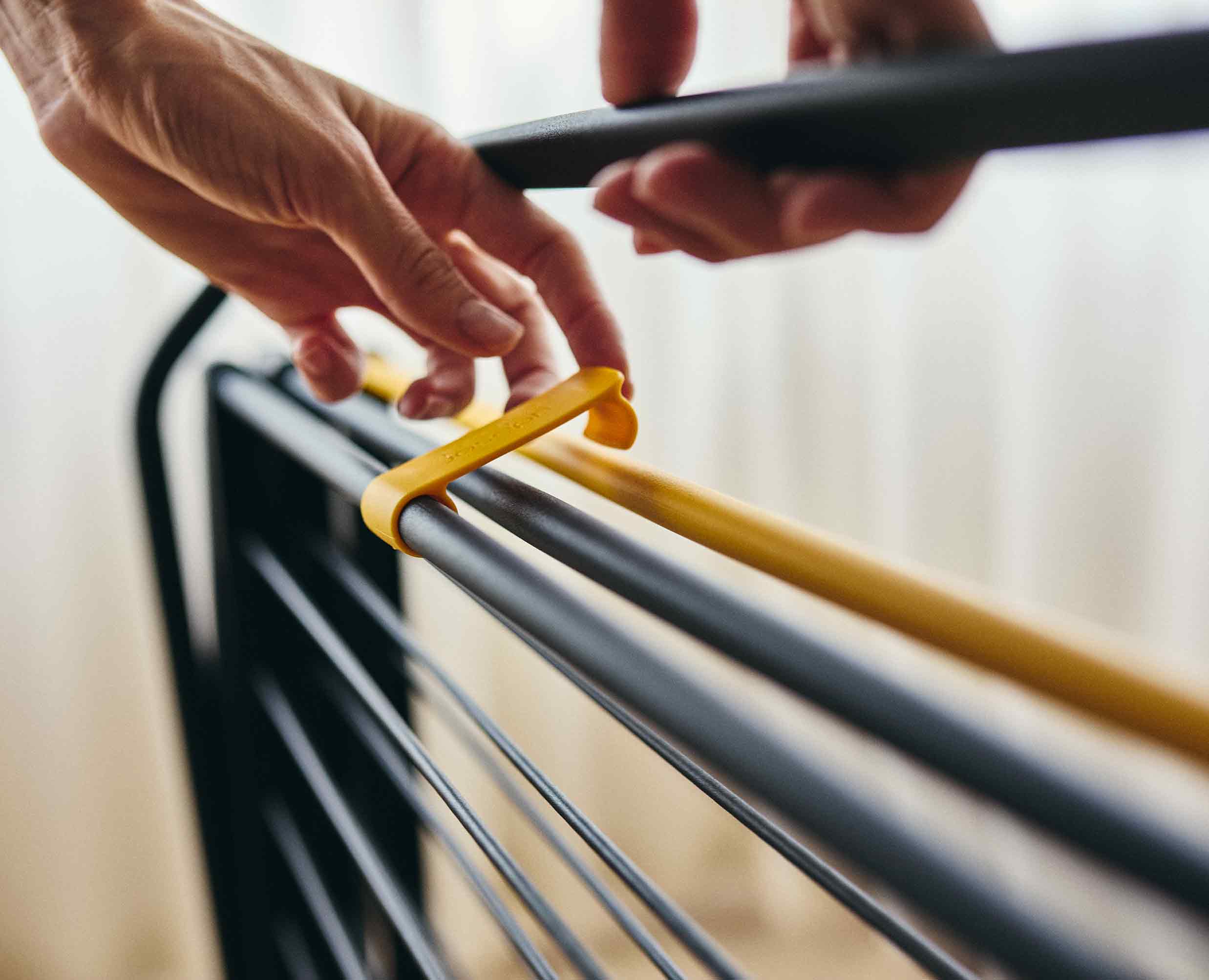 AirFrame™ Max 21m Folding Airer with Long Garment Hanging Rails - Image 5