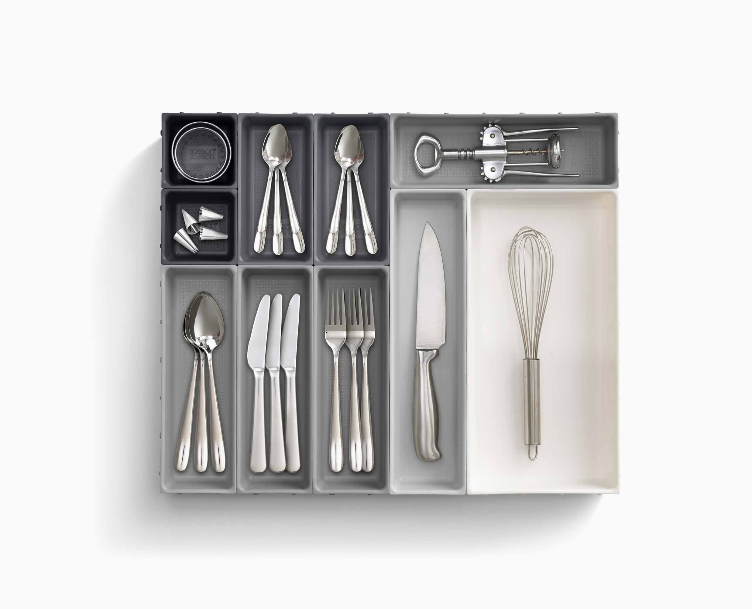 Blox™ 10-piece Grey Drawer Organiser Set - Image 7