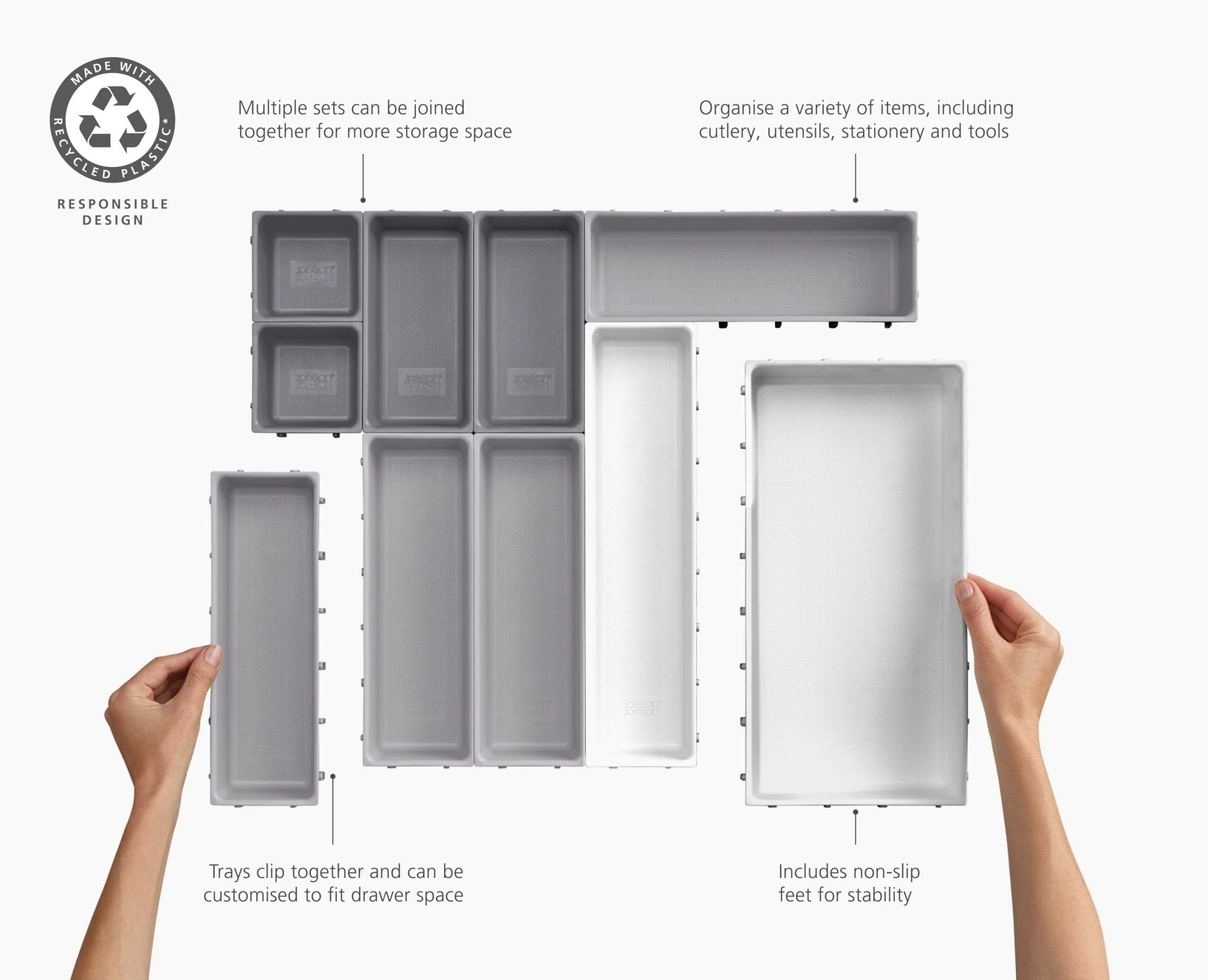 Blox™ 10-Piece Drawer Organiser Set - Image 6
