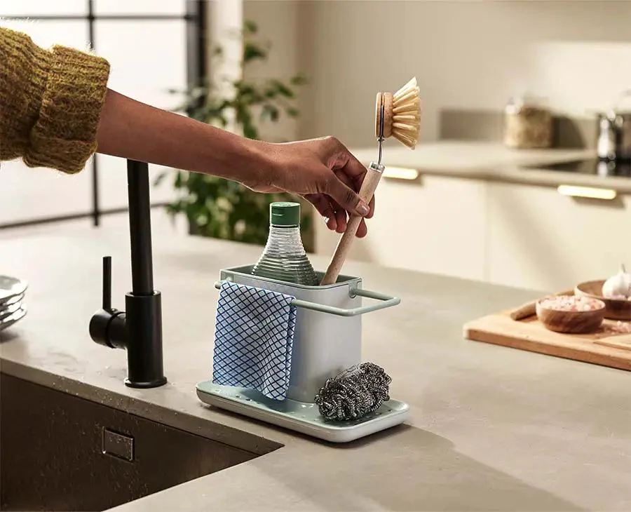 Caddy™ Stone Green Kitchen Sink Organiser - Image 2