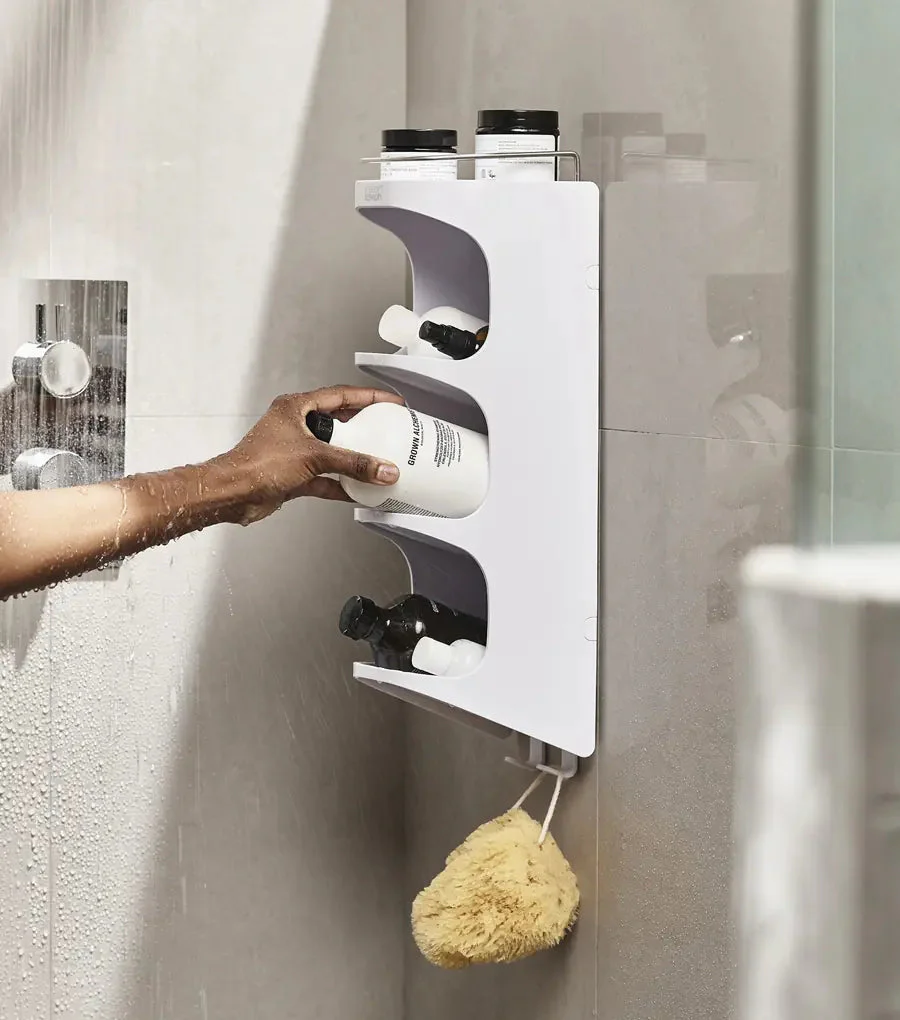 Capsule™ 4-tier White Shower Shelf - Image 2