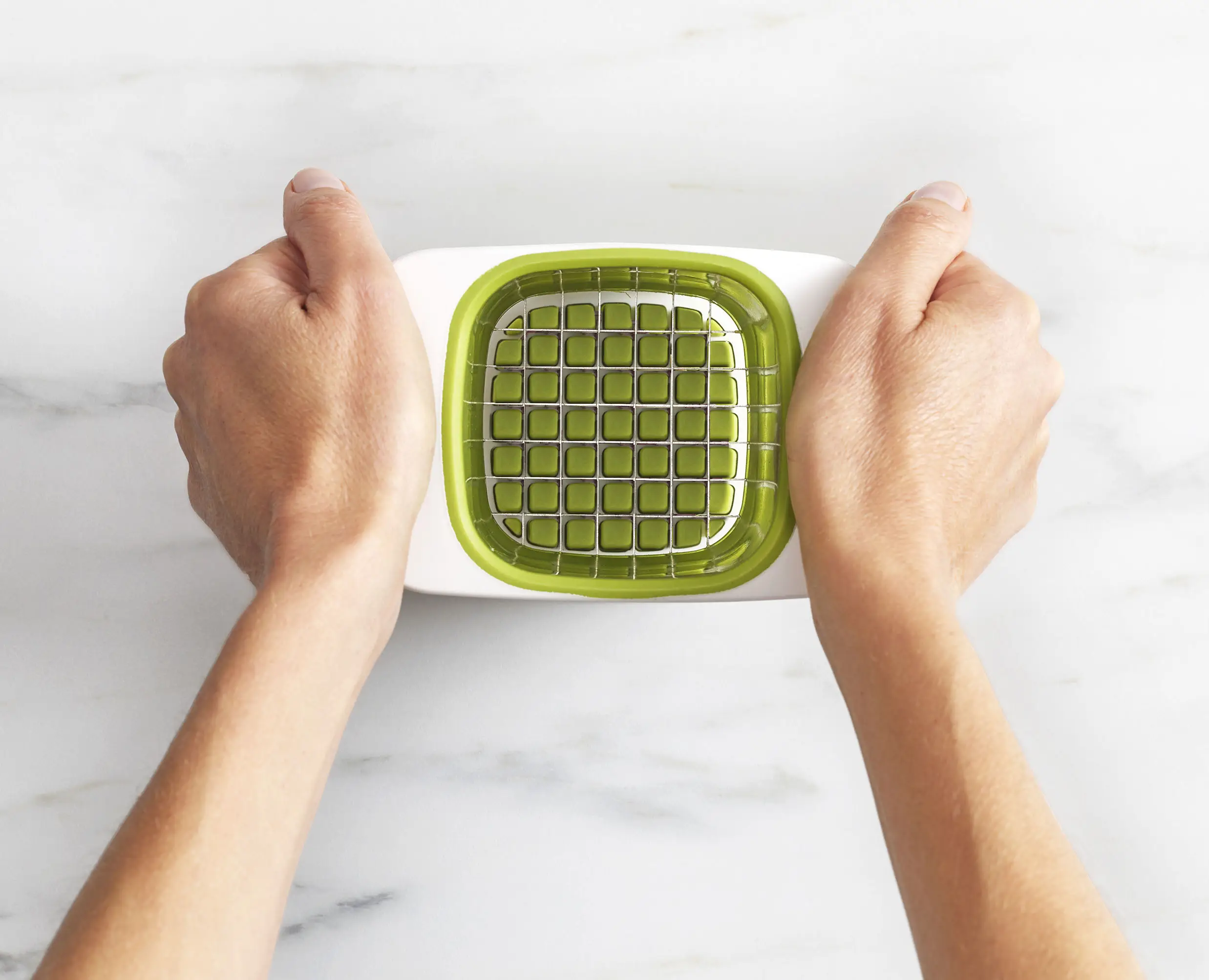 ChopCup™ White Vegetable Chopper - Image 5