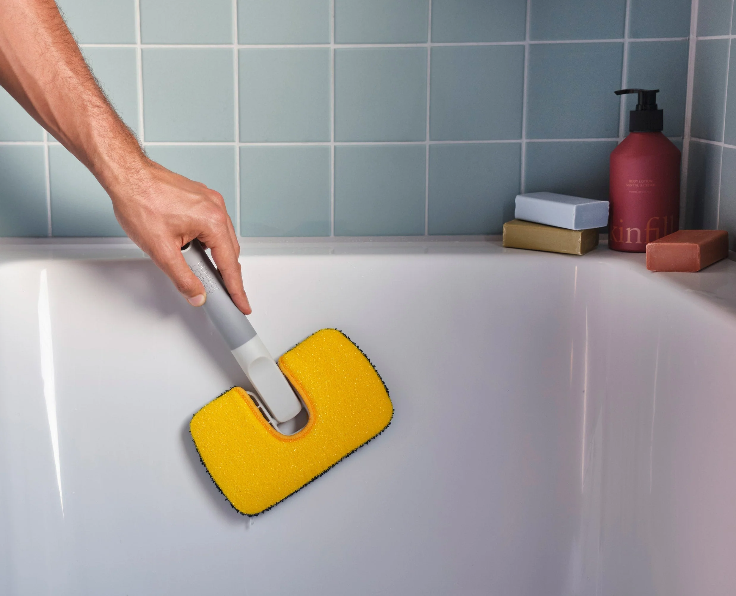 CleanTech™ 2-in-1 Surface Scrubber Tool with Replacement Pad - Image 4