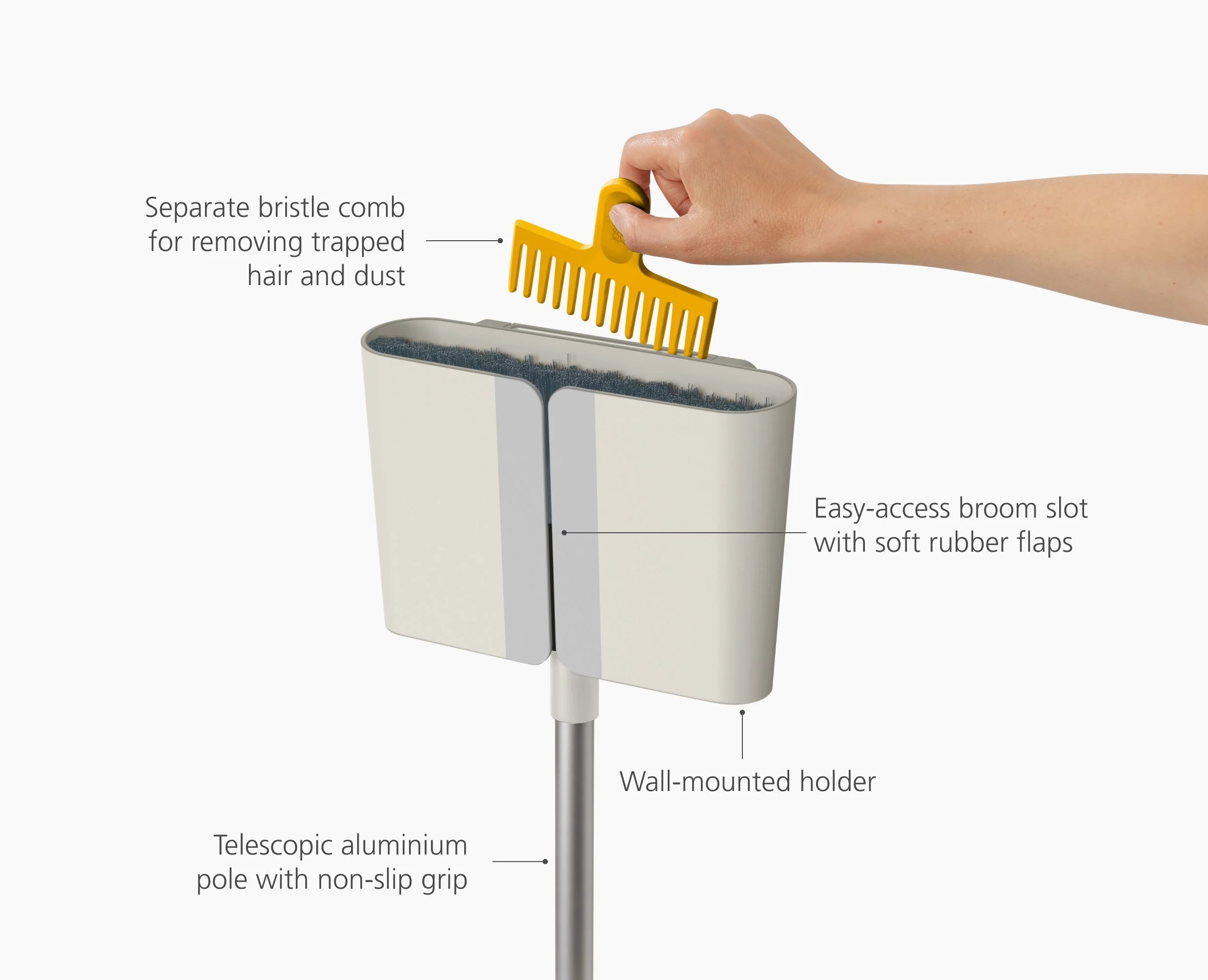 CleanTech™ Wall-Mounted Broom - Image 6