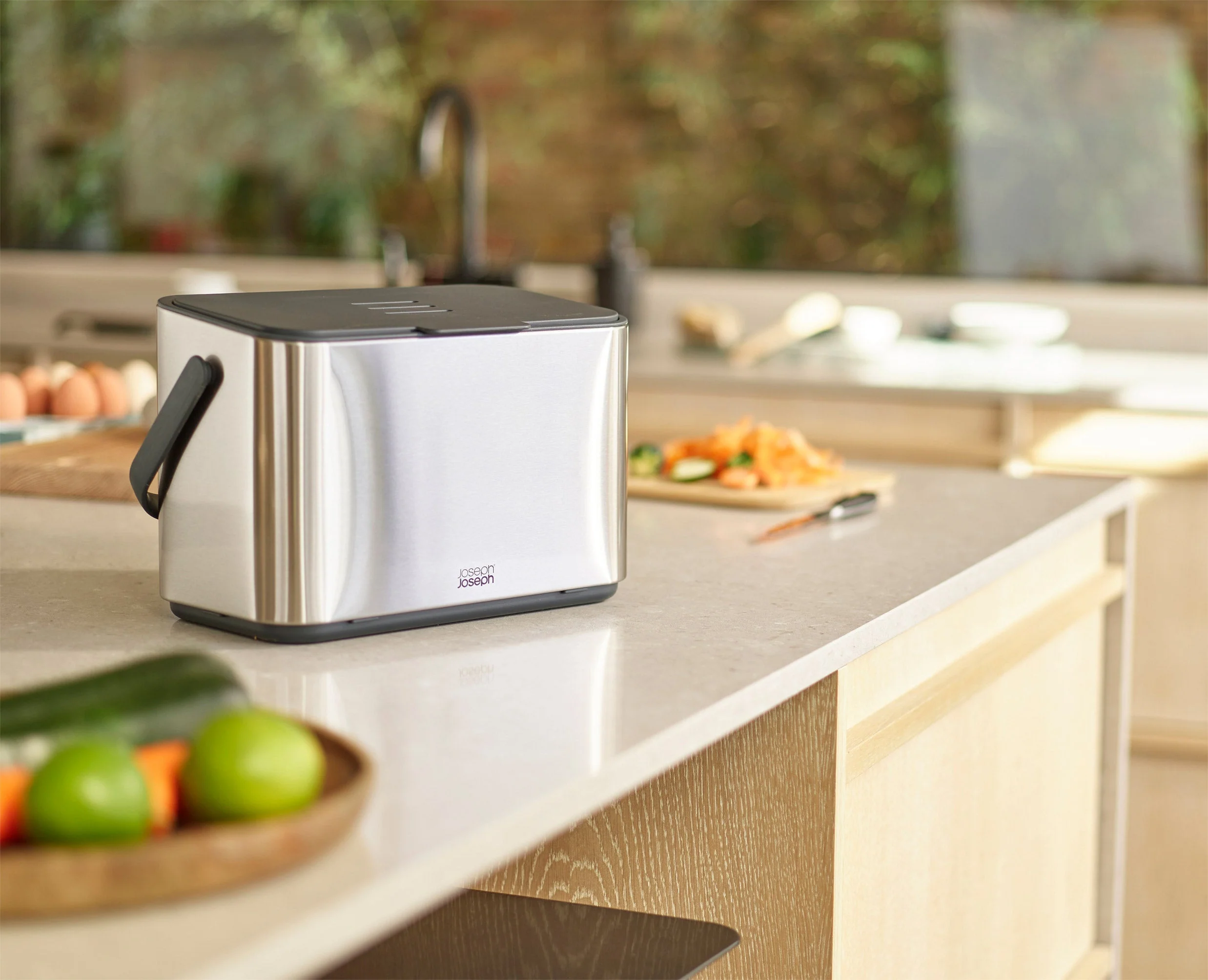 Collect™ 4L Stainless-steel Food Waste Caddy Starter Set - Image 2