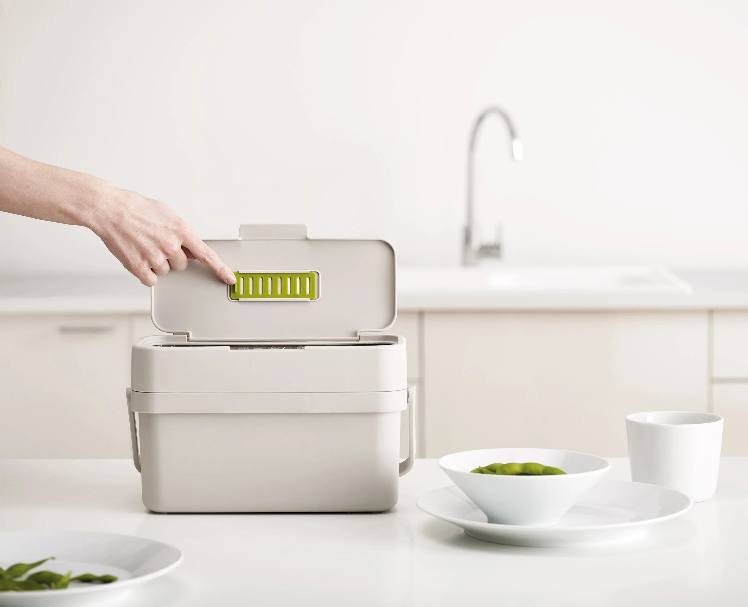 Compo™ 4L Stone Food Waste Caddy Starter Set - Image 2