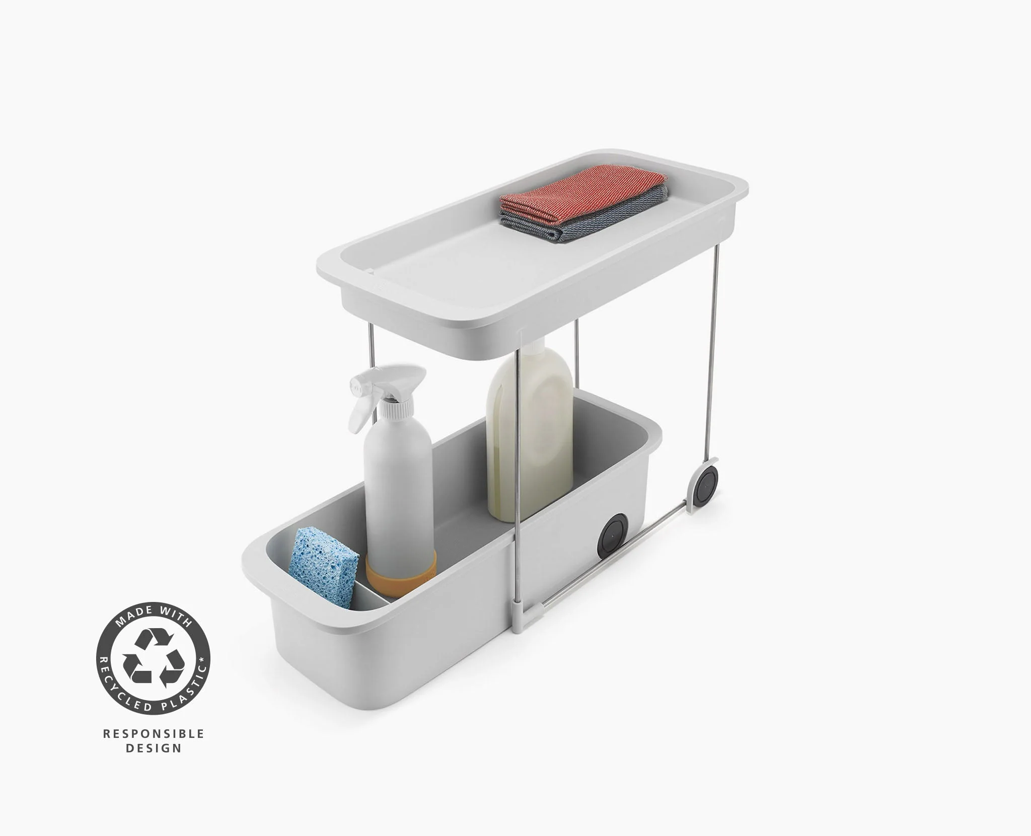 CupboardStore™ 2-Tier Easy-Access Storage Caddy