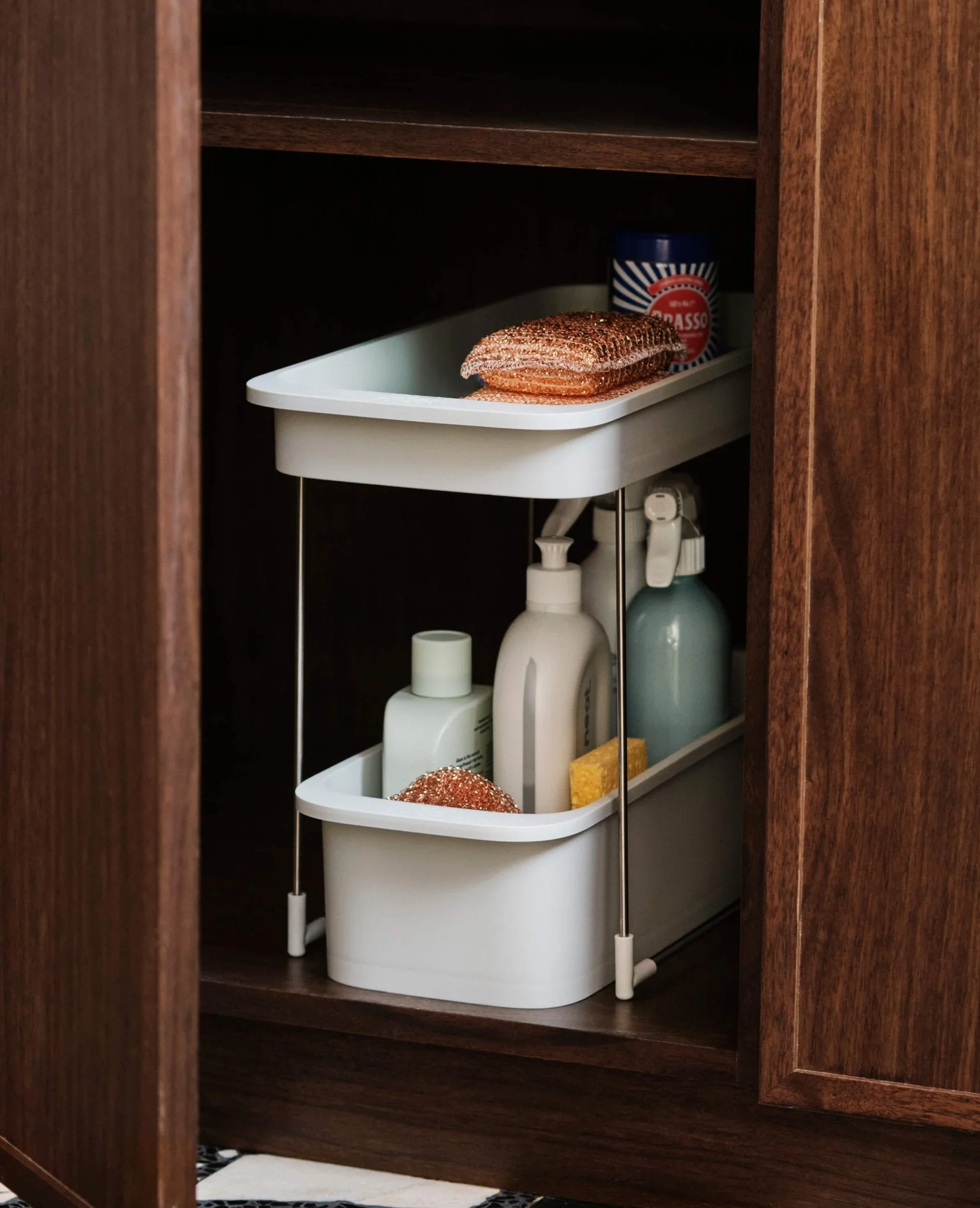 CupboardStore™ 2-Tier Easy-Access Storage Caddy - Image 2