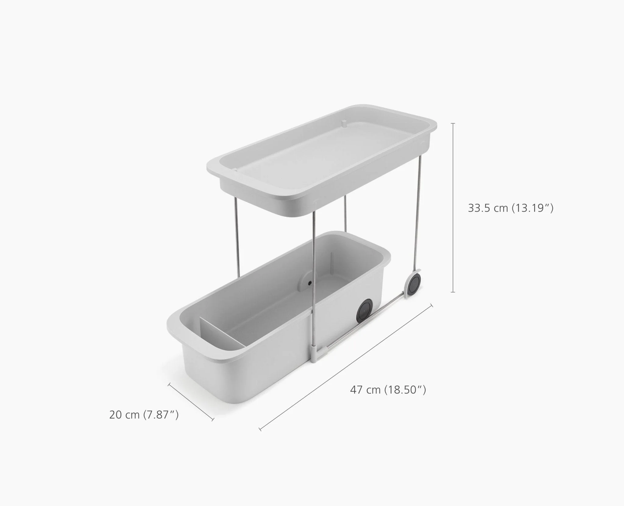 CupboardStore™ 2-Tier Easy-Access Storage Caddy - Image 7
