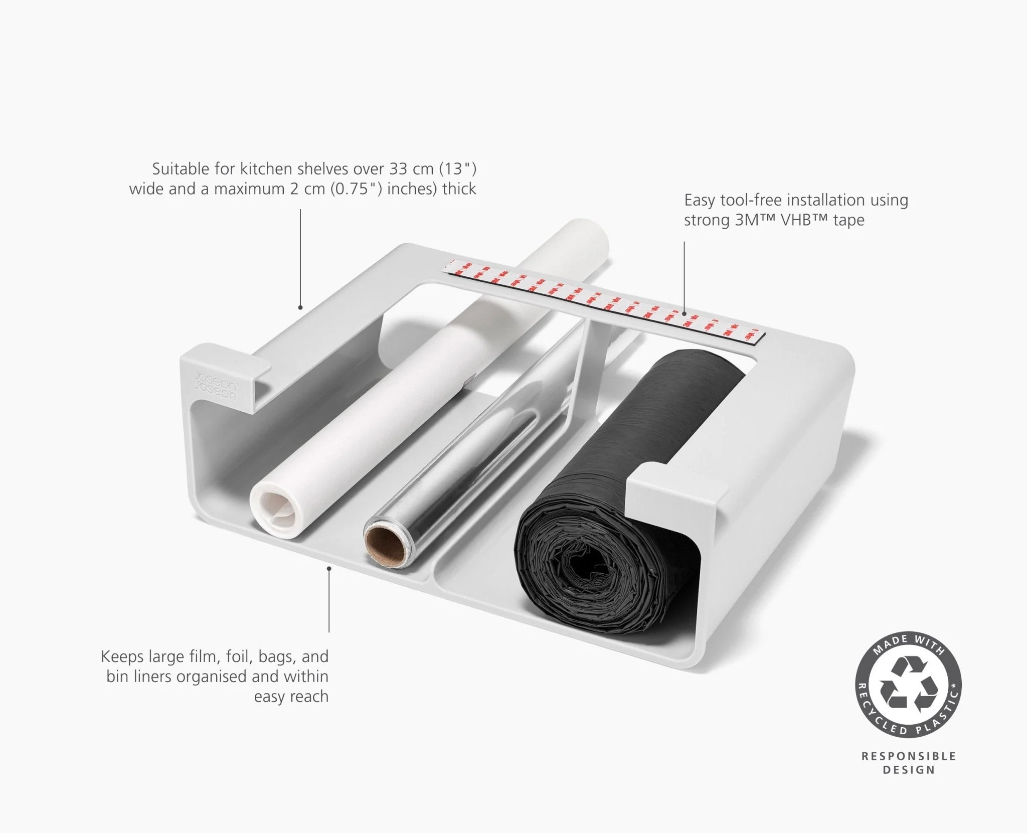 CupboardStore™ Large Film, Foil & Bag Organiser - Image 6