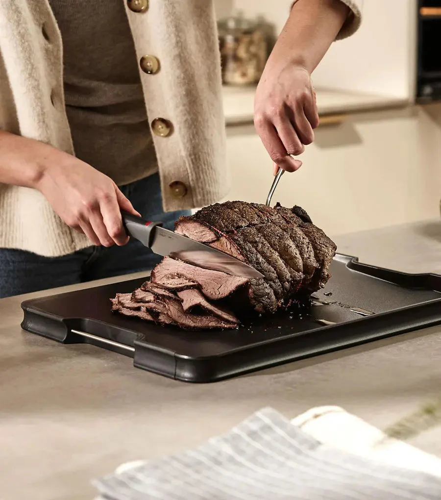 Cut&Carve™ Plus Multi-function Black Chopping Board - Image 8