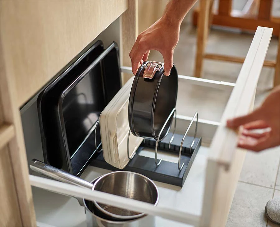 DrawerStore™ Grey Baking Tray Organiser - Image 2