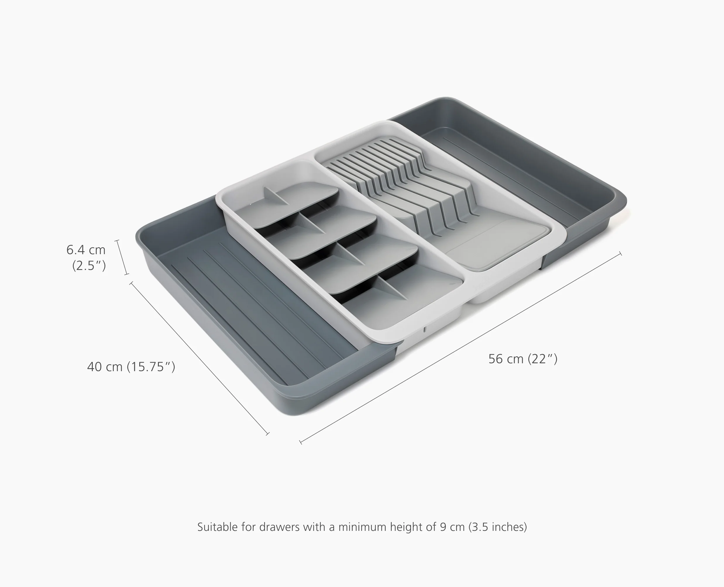 DrawerStore™ Expanding Tiered Cutlery, Utensil, Gadget & Knife Organiser - Image 7