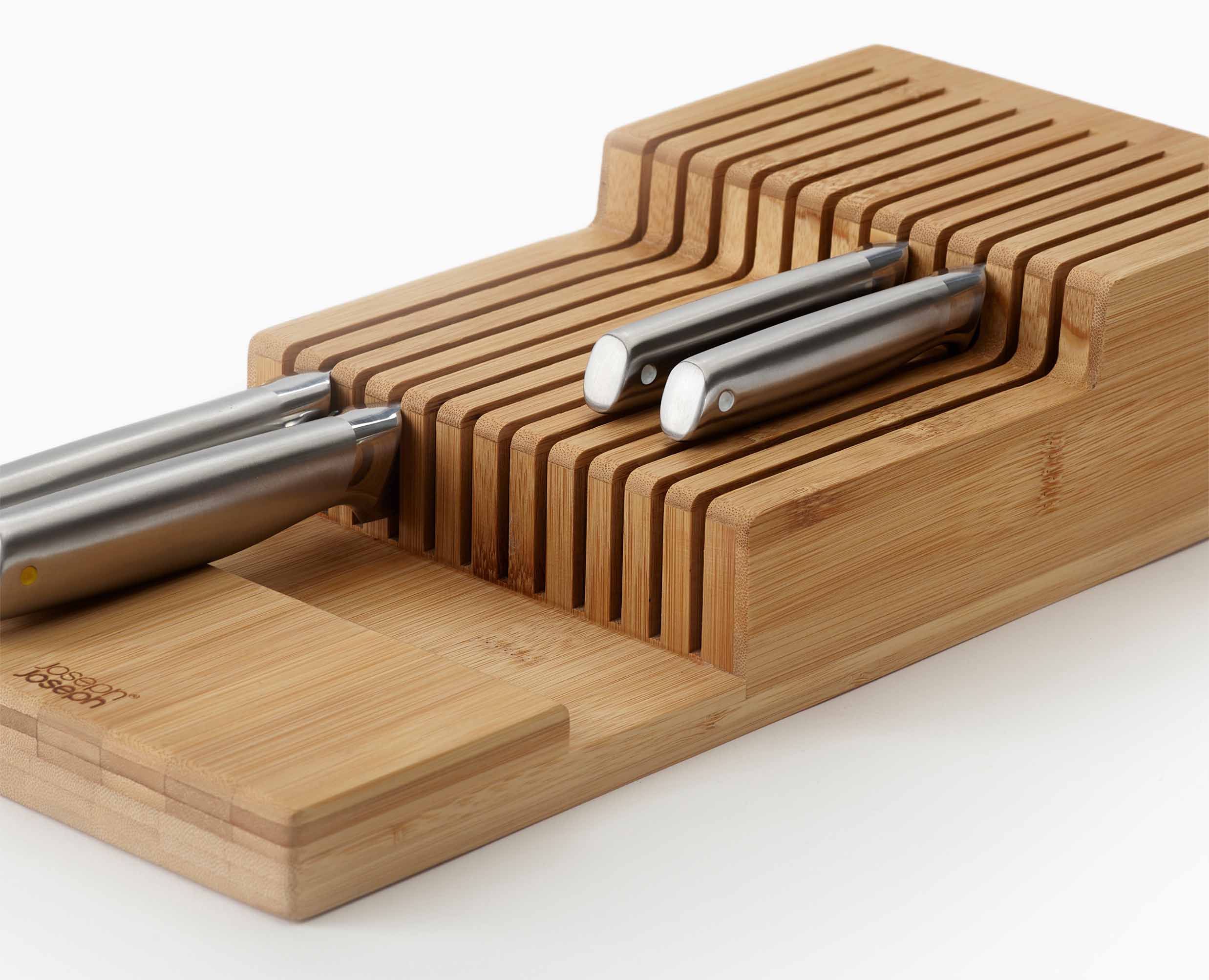 DrawerStore™ Bamboo Large 2-tier Knife Organiser - Image 4