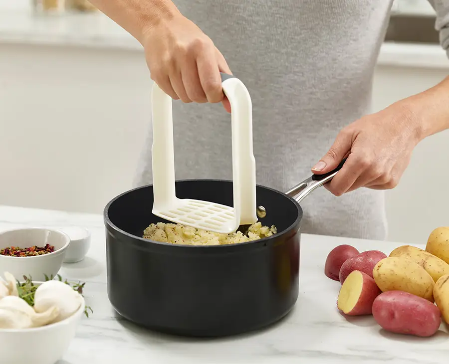 Easy-Mash™ White Potato Masher - Image 2