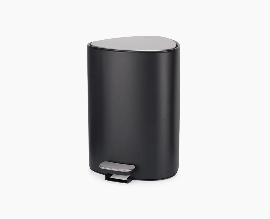 EasyStore™ 5L Matt Black Bathroom Pedal Bin