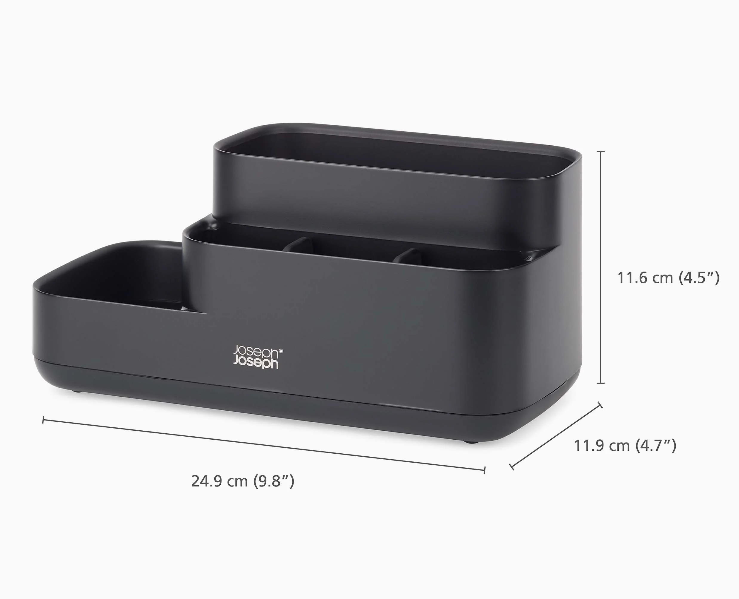EasyStore™ Matt Black Bathroom Storage Caddy - Image 7