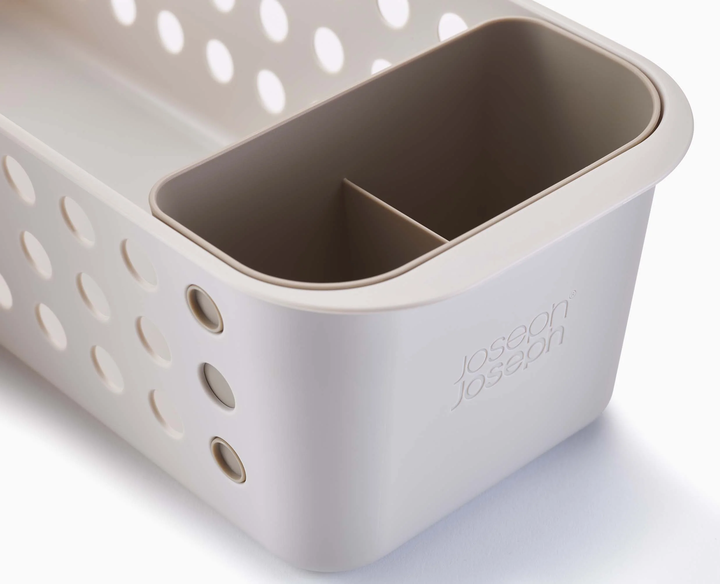 EasyStore™ Slimline Ecru Bathroom Storage Basket - Image 5