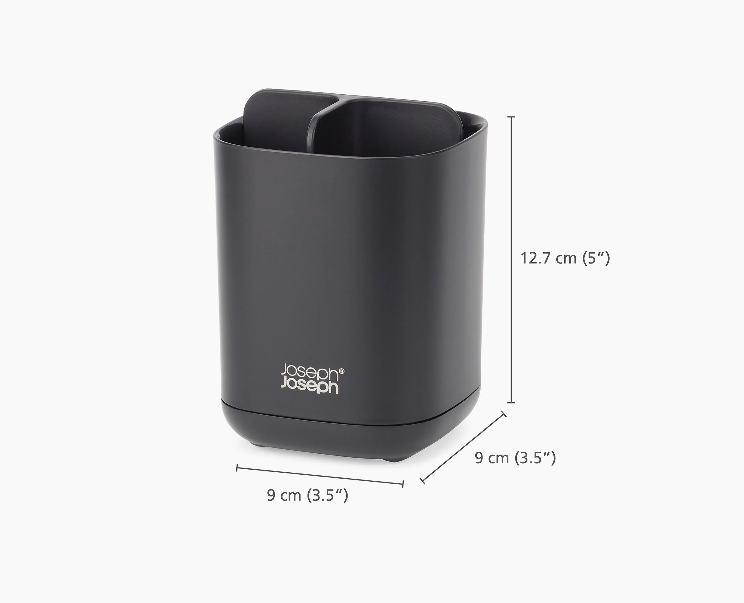EasyStore™ Matt Black Toothbrush Holder - Image 9