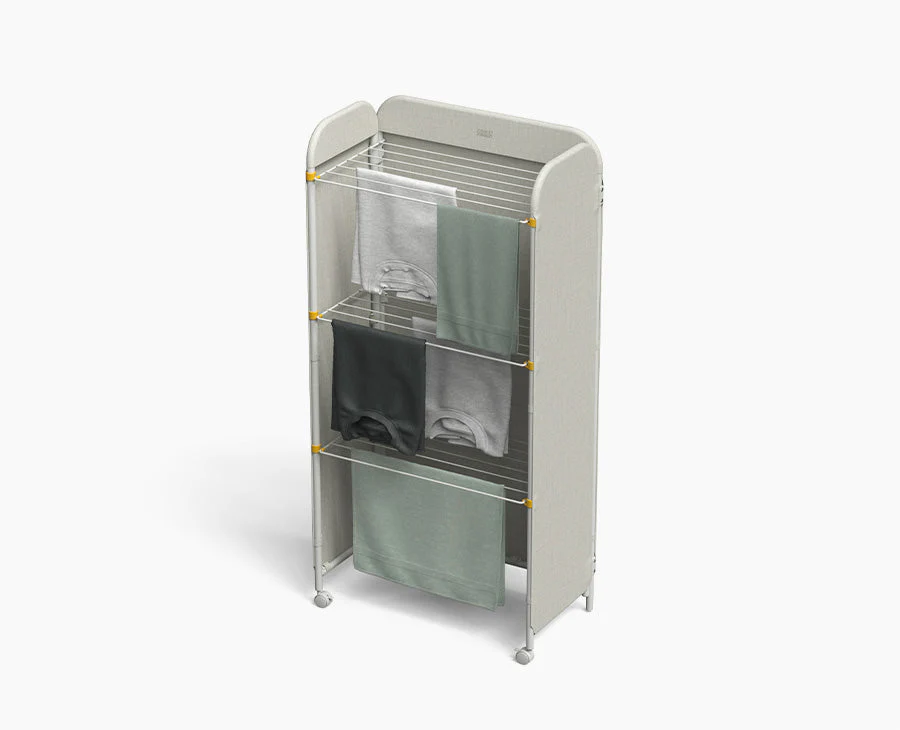 Eclipse™ 3-tier Ecru Clothes Airer with Screen