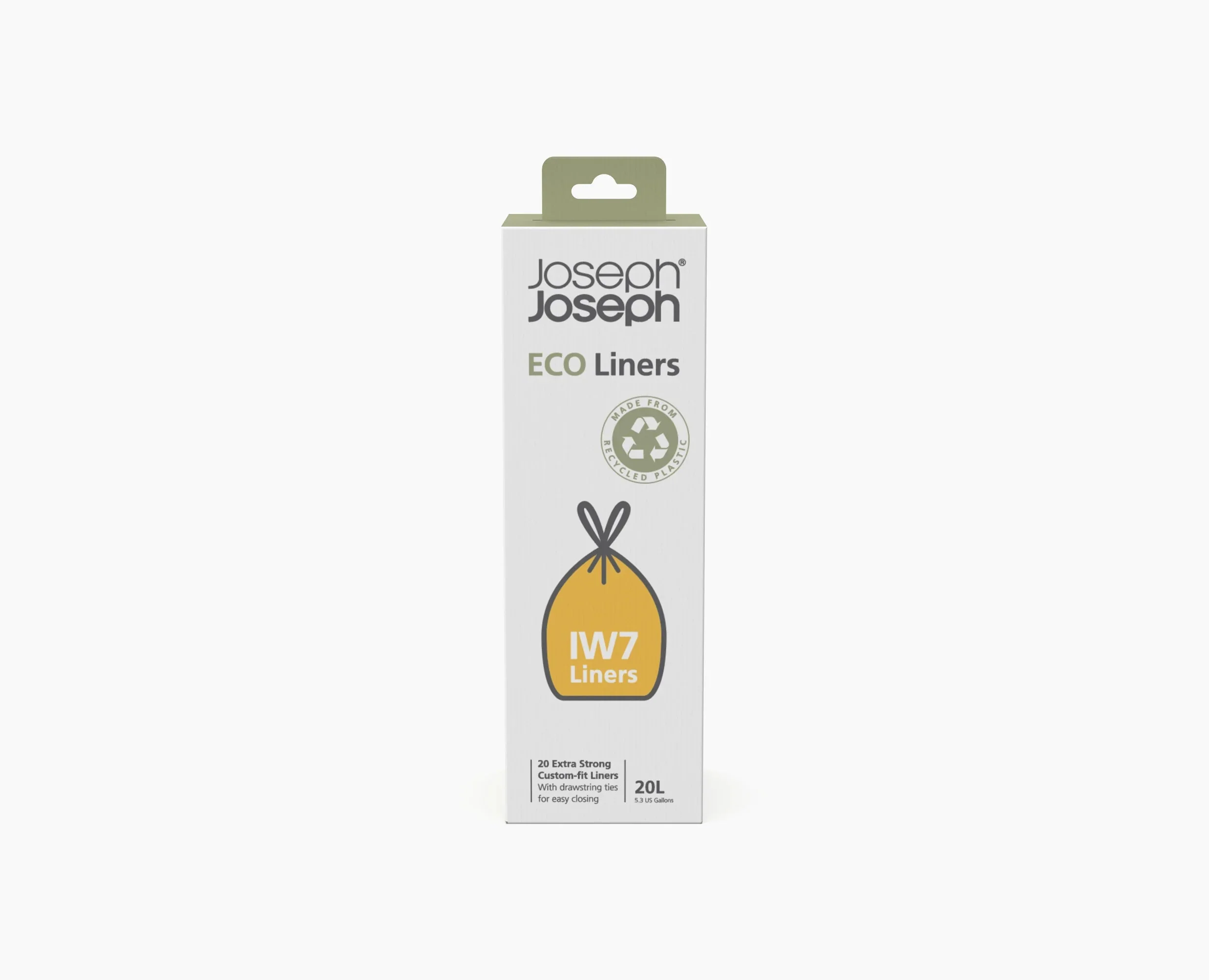 IW7 20L Grey Recycled Bin Liners - Image 3