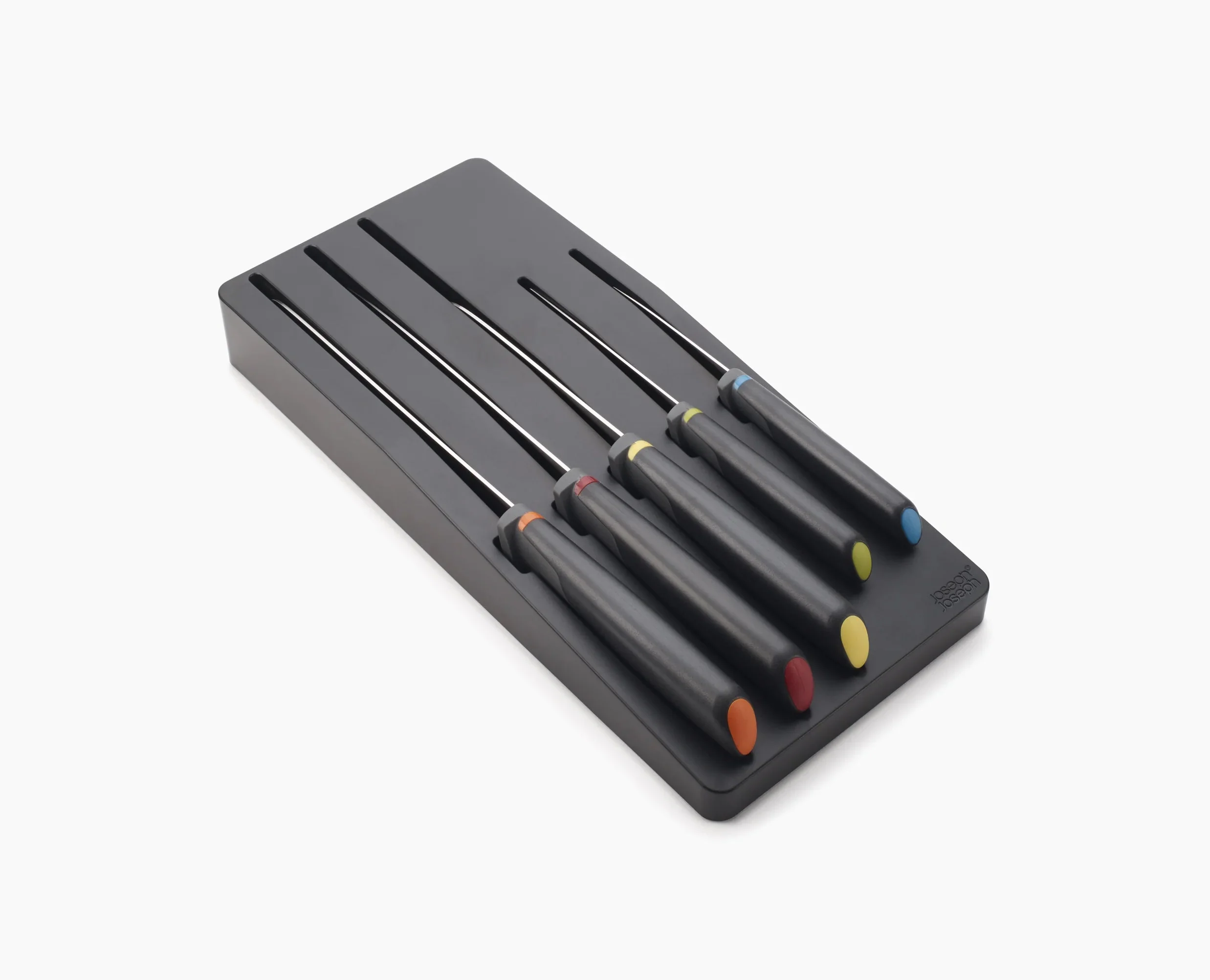 Elevate™ Store 5-piece Multicolour Knife Set with In-drawer Storage Tray - Image 4