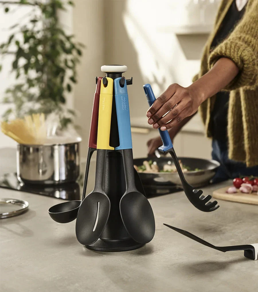 Elevate™ 6-piece Multicolour Utensil Set with Storage Stand - Image 2