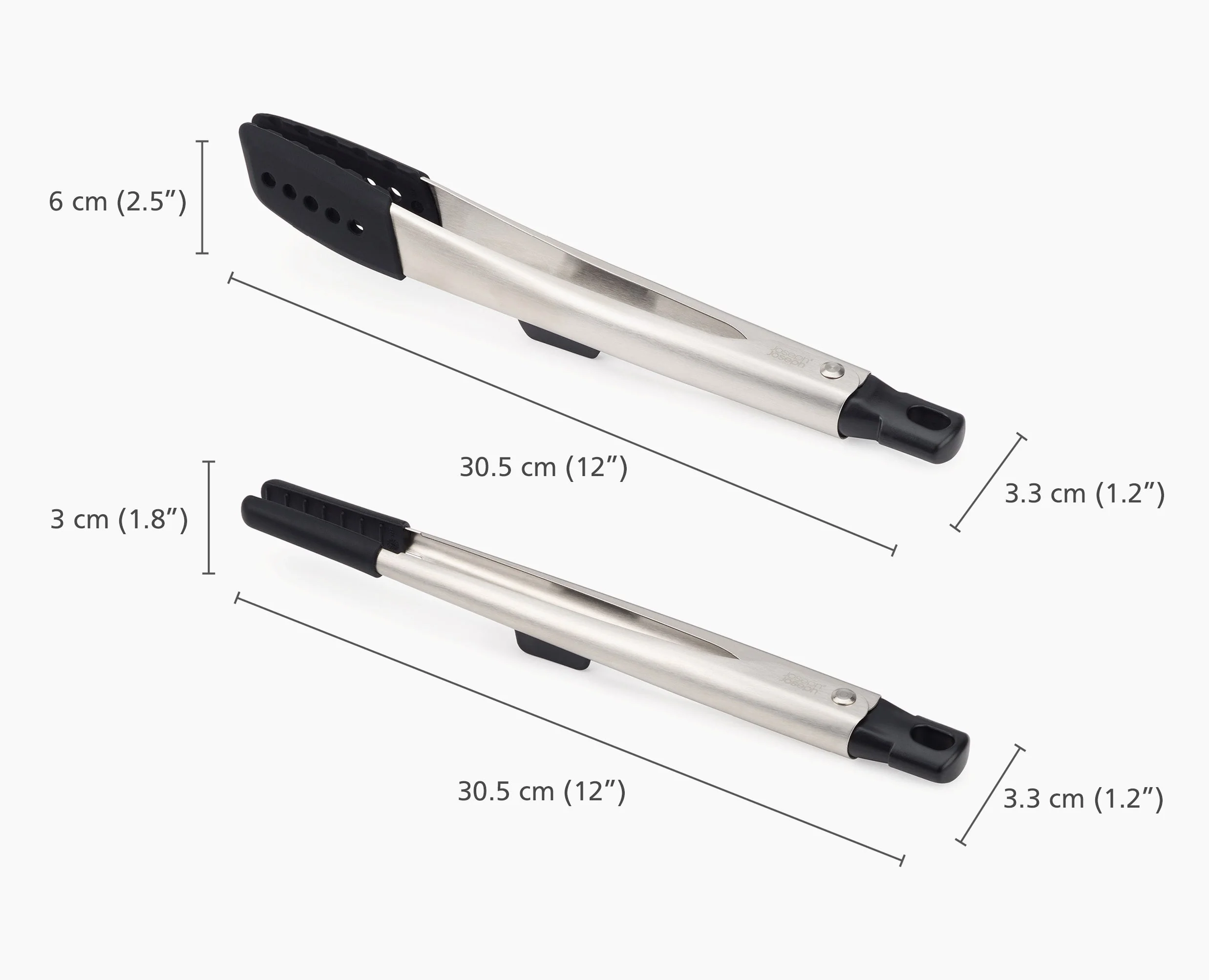 Elevate™ Fusion 2-piece Stainless-steel Tong Set - Image 11