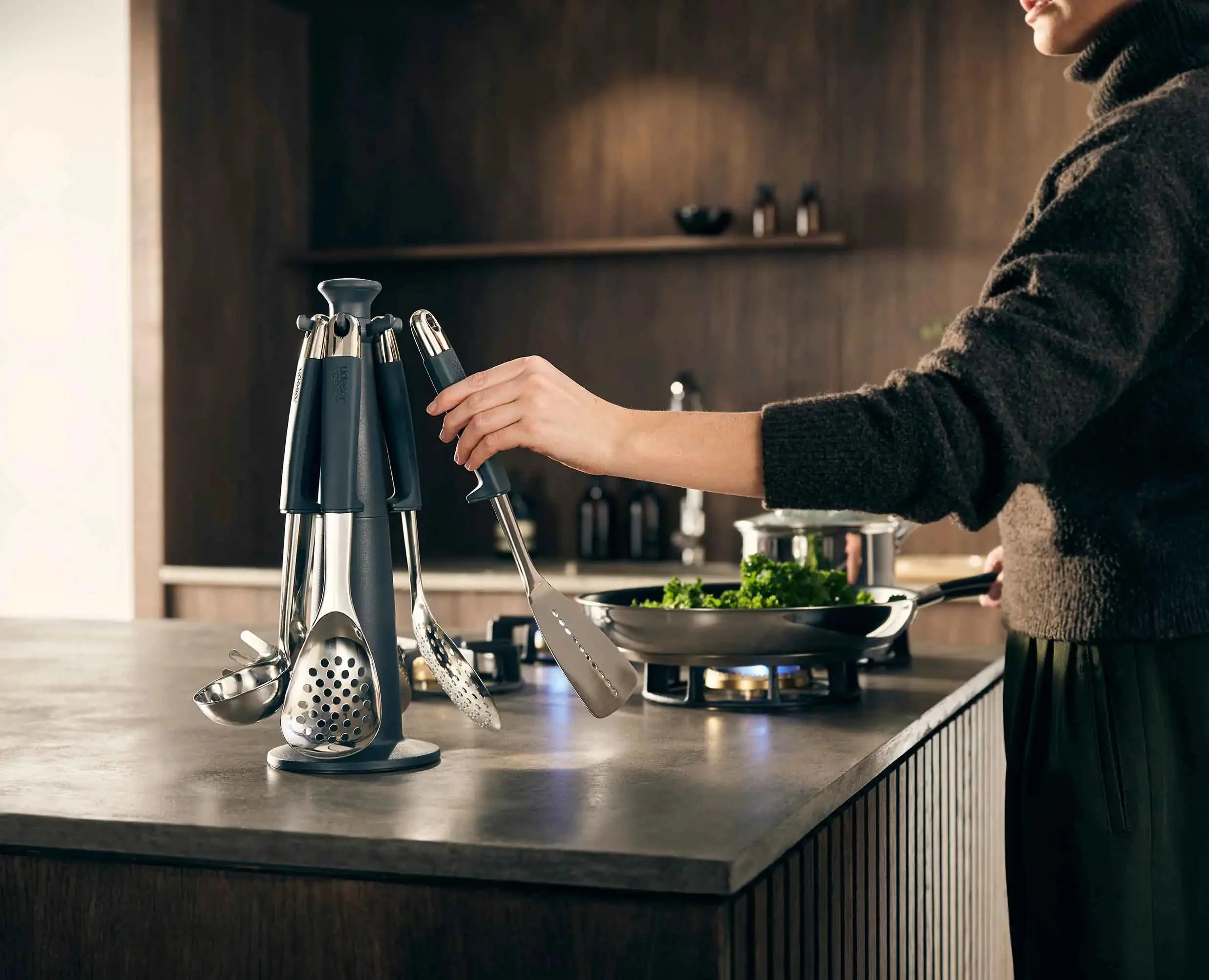 Elevate™ Steel Utensils Carousel Set - Image 2