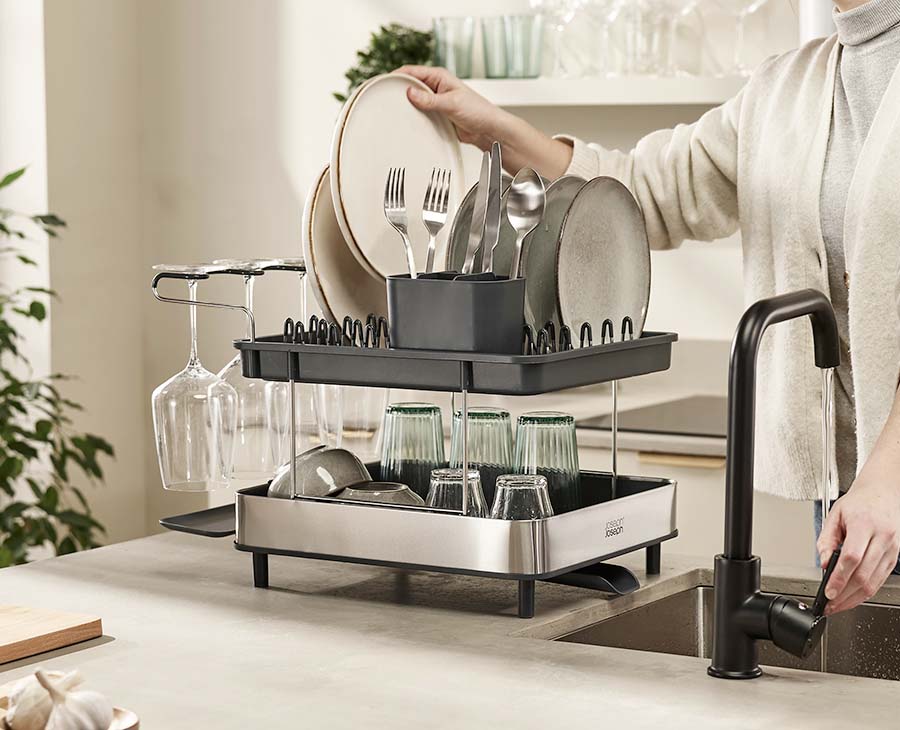 Excel™ Stainless-steel 2-Tier Dish Rack - Image 2