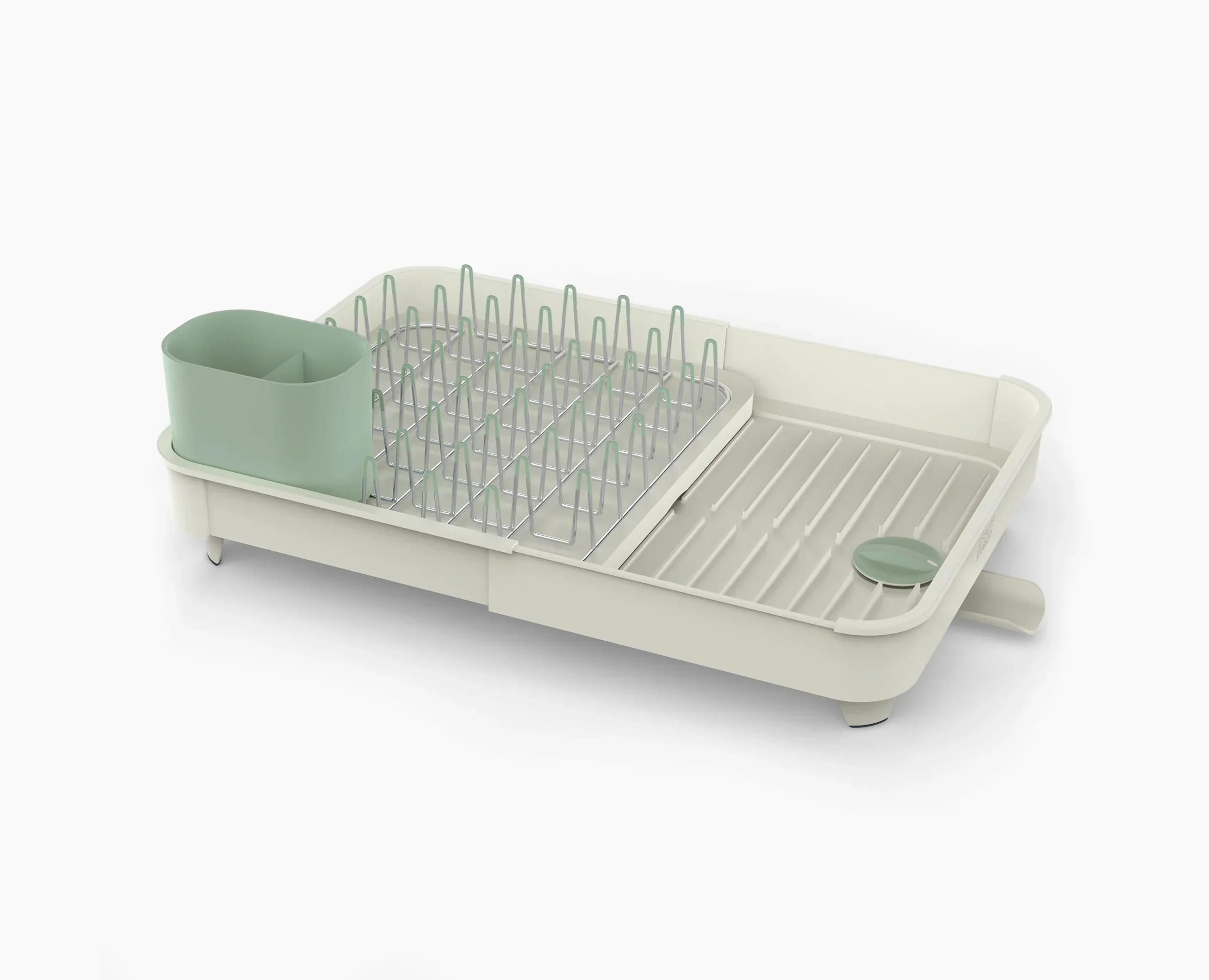 Extend™ Stone Green Expandable Dish Drainer - Image 4