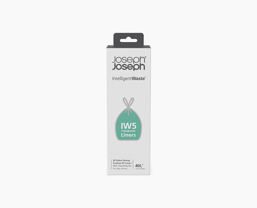 IW5 40L Clear Bin Liners