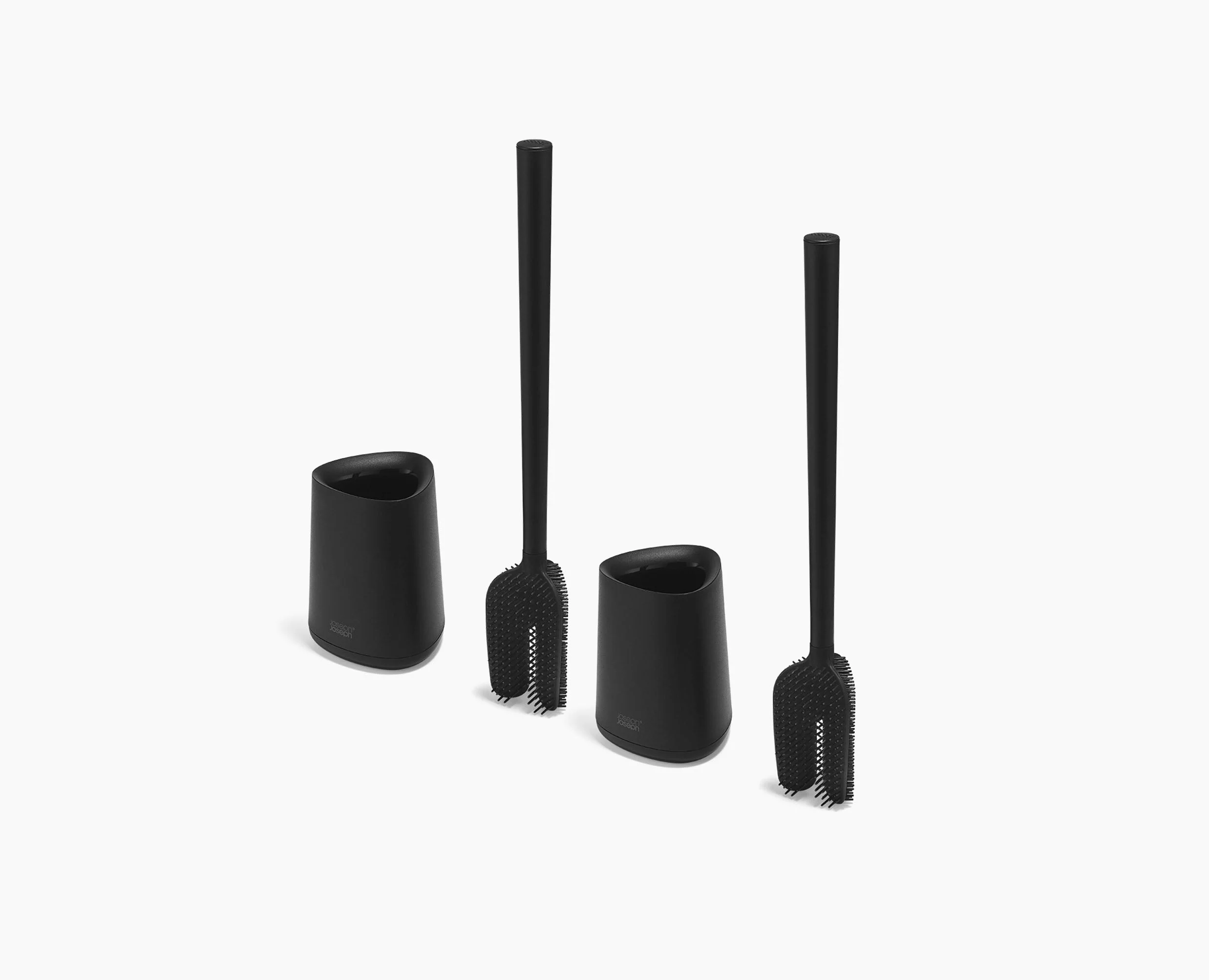 Flex™ 360 Lite Pack of 2 Matt Black Toilet Brushes - Image 3