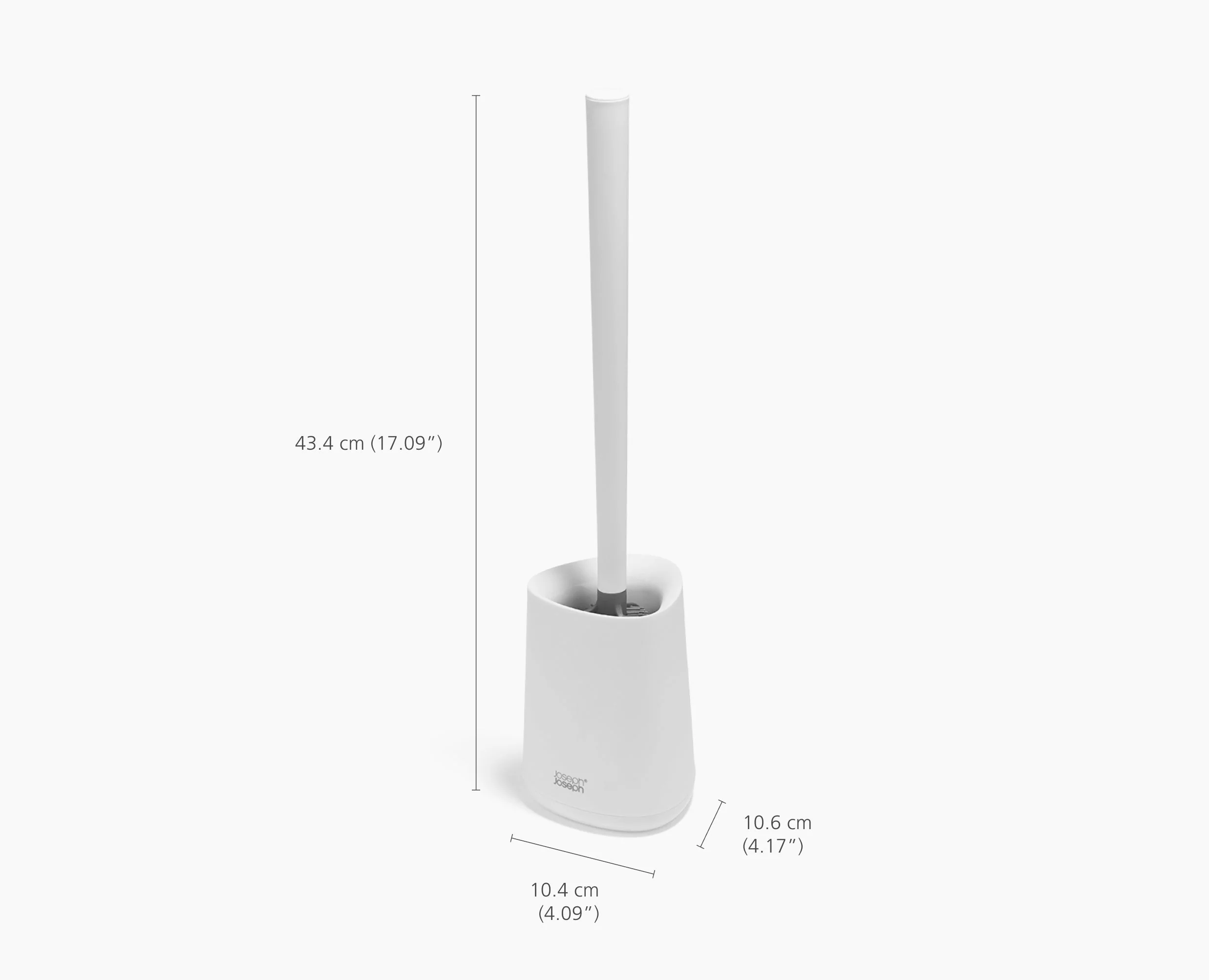 Flex™ 360 Lite Pack of 2 Matt White Toilet Brushes - Image 9