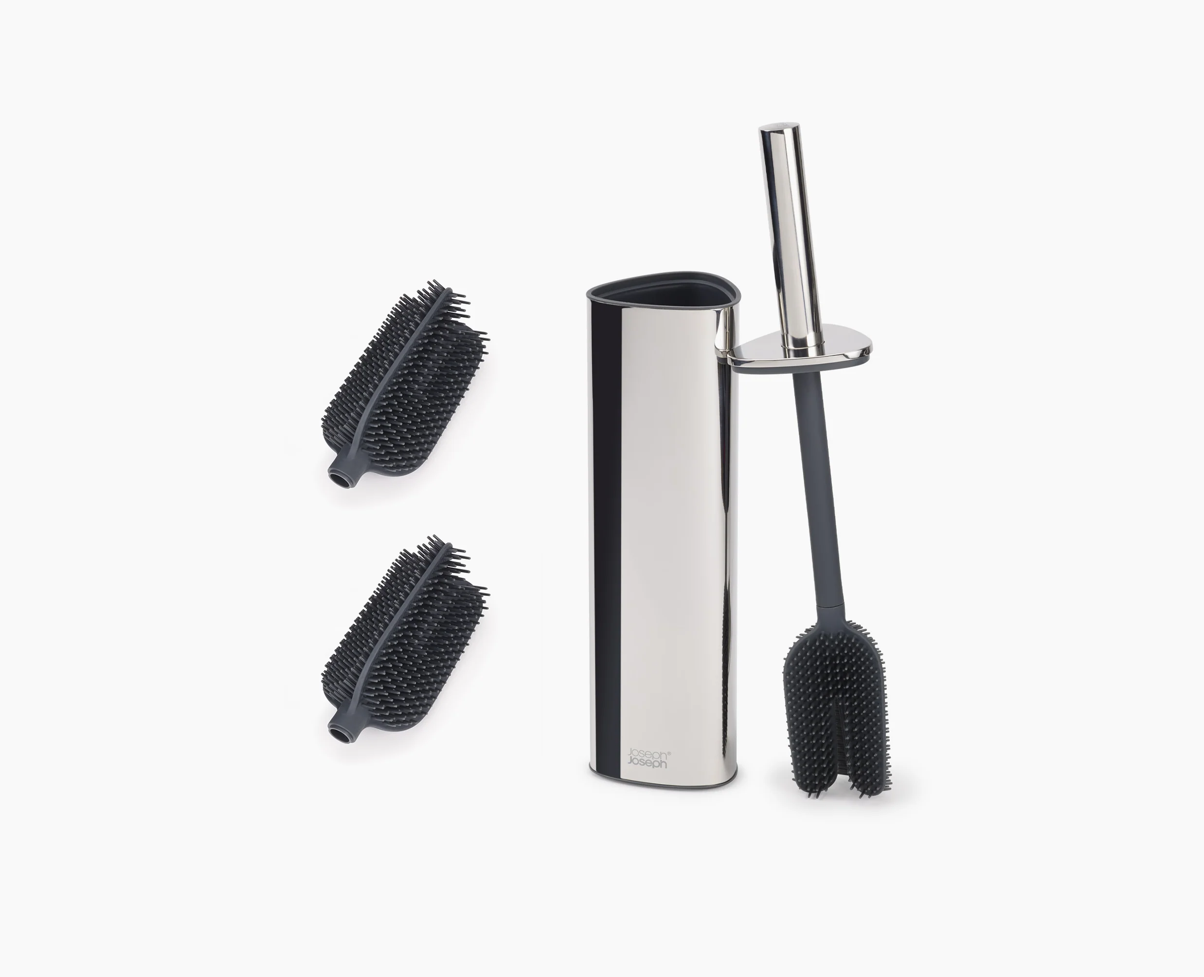 Flex™ 360 Luxe Toilet Brush with Stainless-steel Finish Starter Set - Image 3