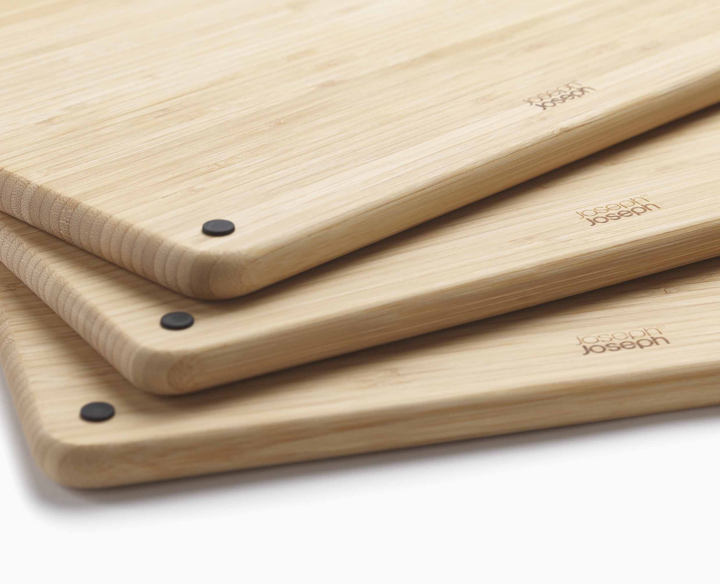Folio™ Steel Bamboo 3-piece Chopping Board Set - Image 7