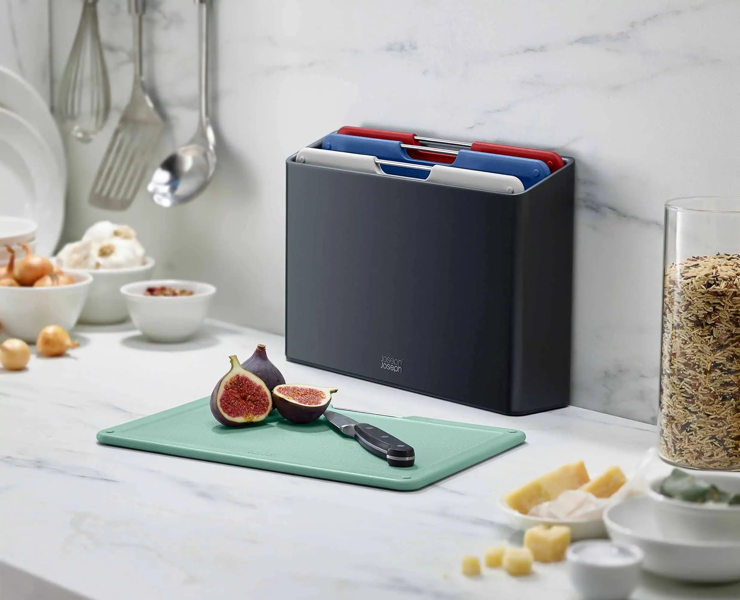 Folio™ 4-piece Coast Grey Chopping Board Set Regular - Image 3