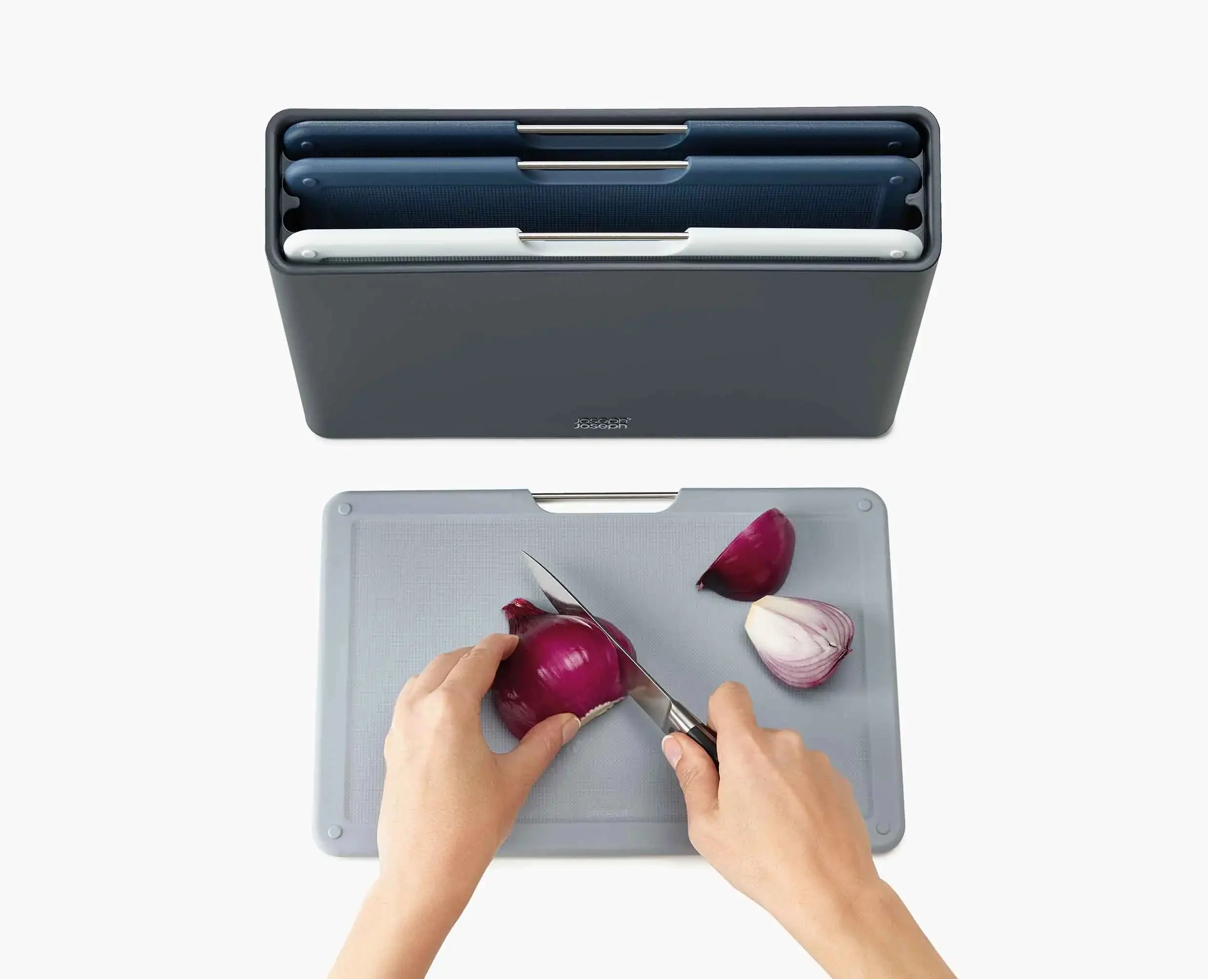 Folio™ 4-piece Grey Chopping Board Set Regular - Image 5