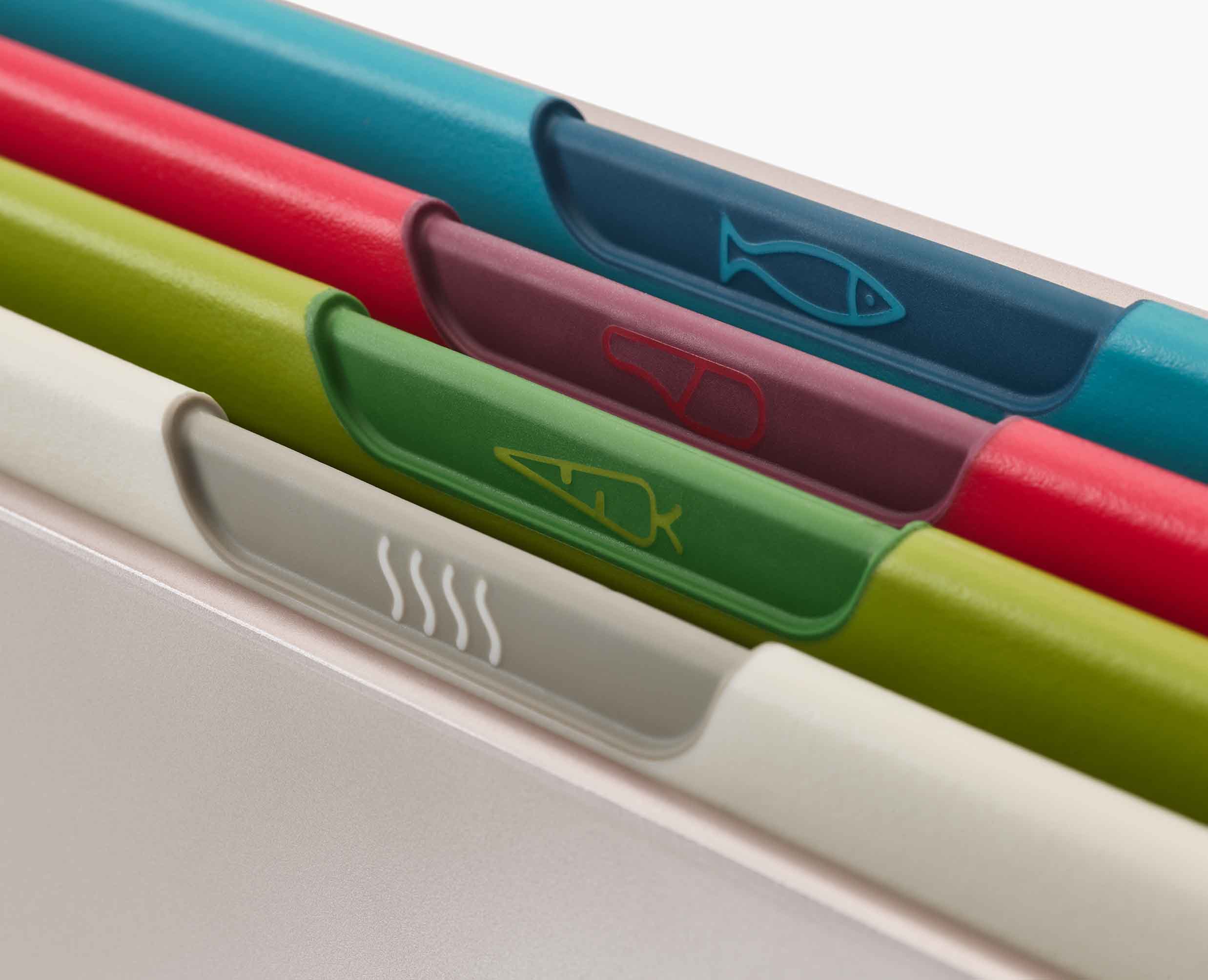 Folio™ Icon 4-piece Multicolour Chopping Board Set Large - Image 4