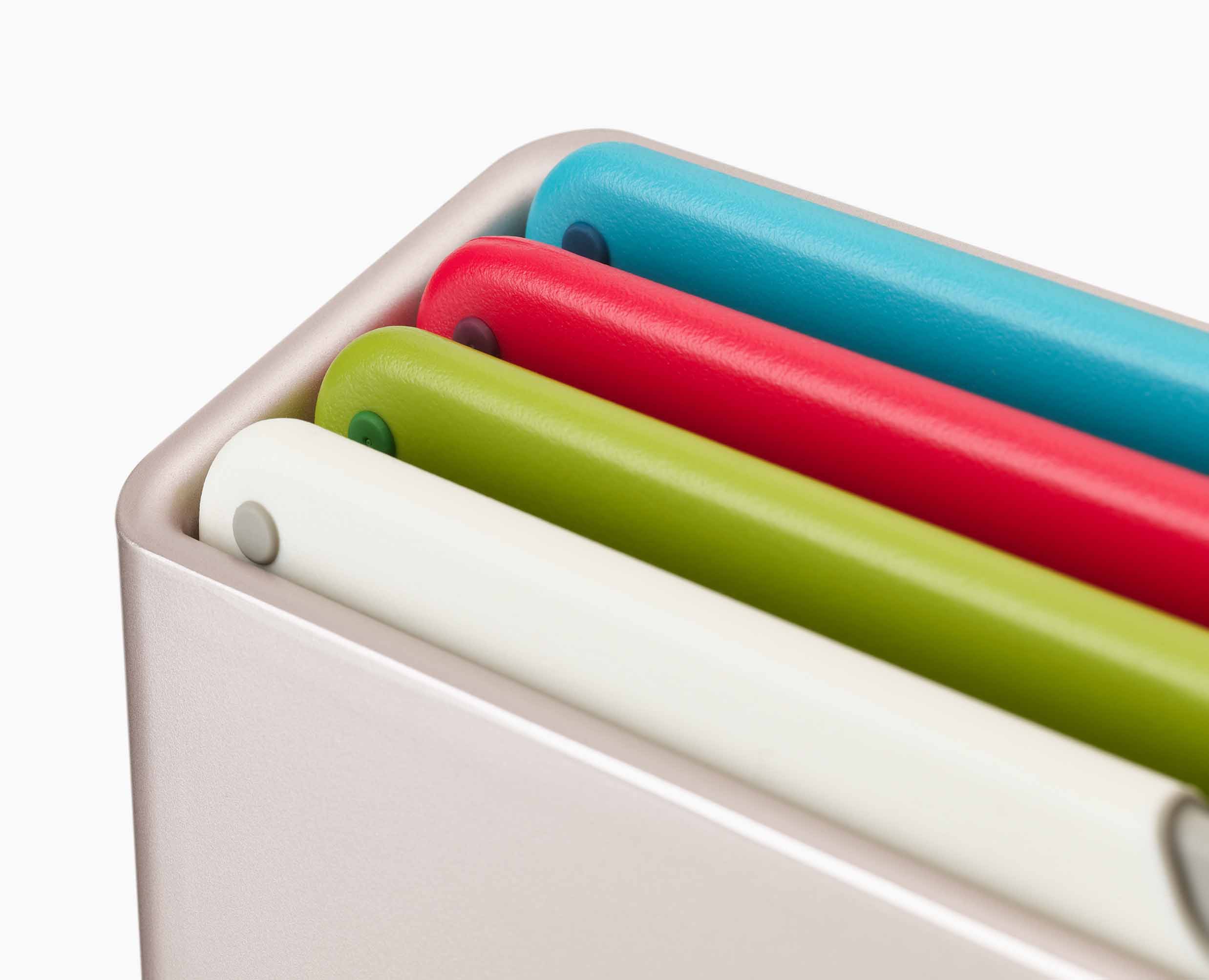 Folio™ Icon 4-piece Multicolour Chopping Board Set with Chef’s Knife - Image 8